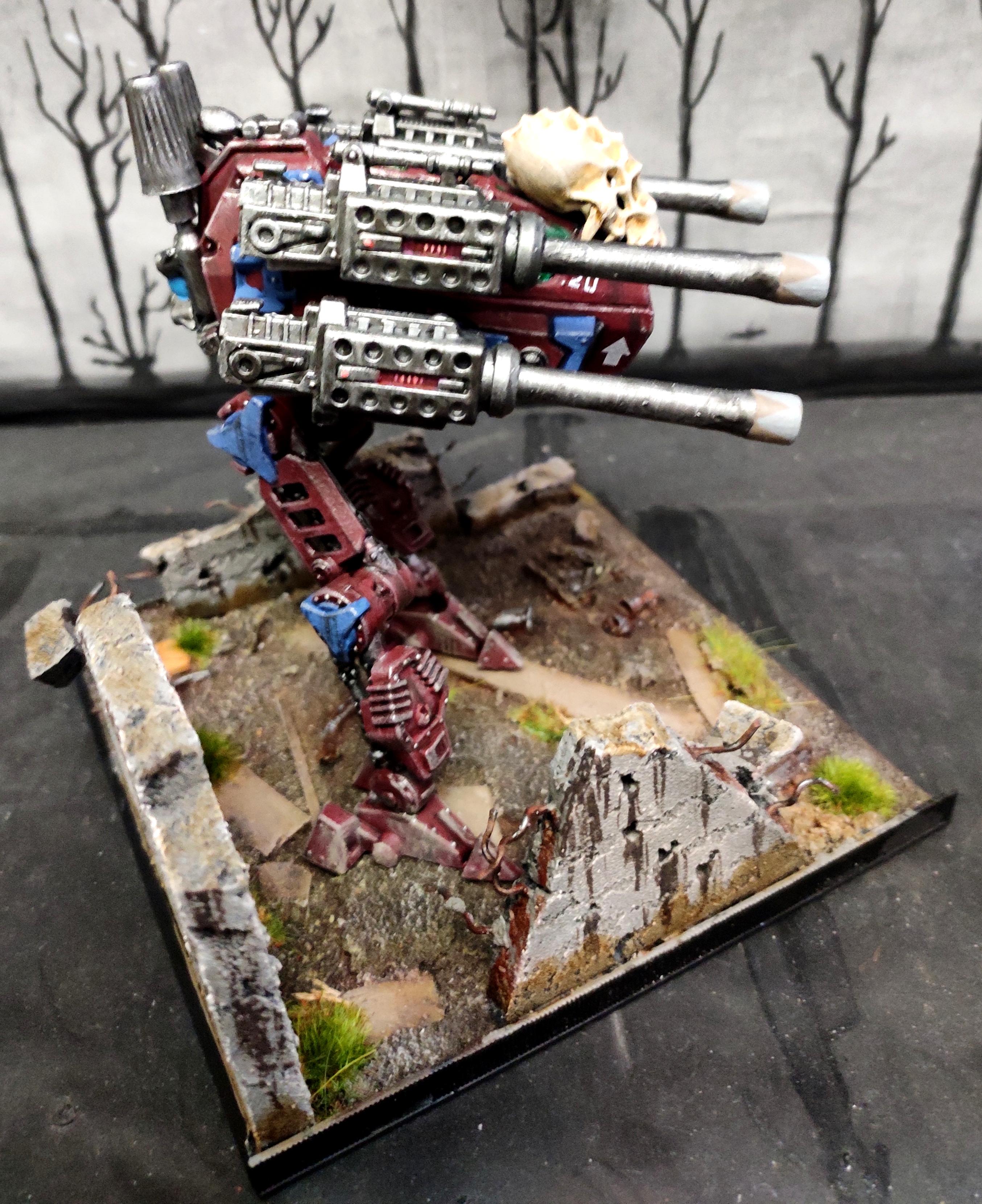 Armored Vehicle, Bronekorpus, Conversion, Diorama, From Russia, Heavy Support, Kitbash, Mech, Robogear, Ruines, Scratch Building, Skull, T-rex, Tank, Technolog, Tehnolog, Walker