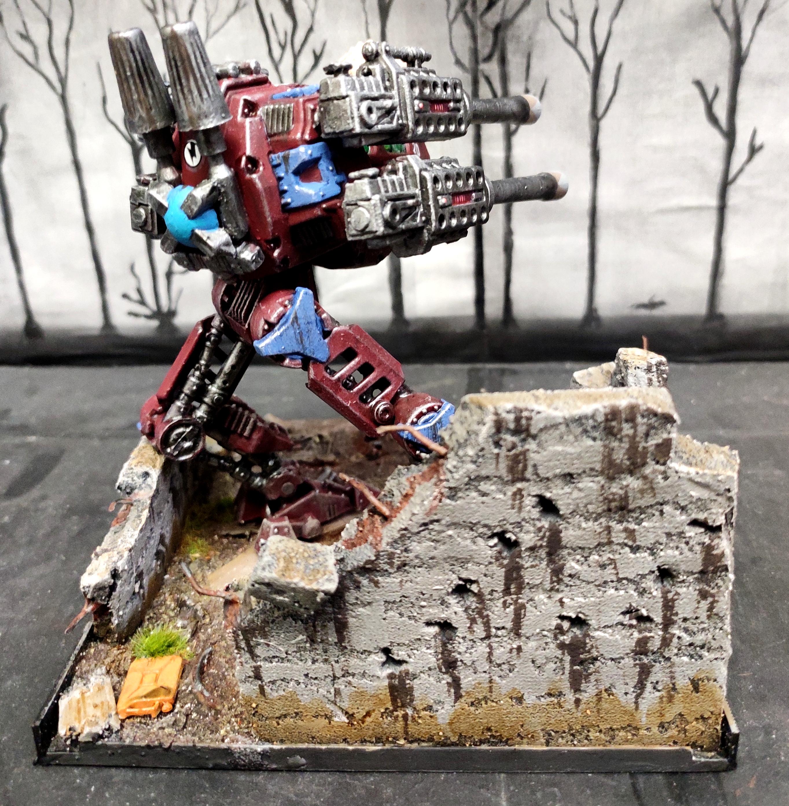 Armored Vehicle, Bronekorpus, Conversion, Diorama, From Russia, Heavy Support, Kitbash, Mech, Robogear, Ruines, Scratch Building, T-rex, Tank, Technolog, Tehnolog, Walker