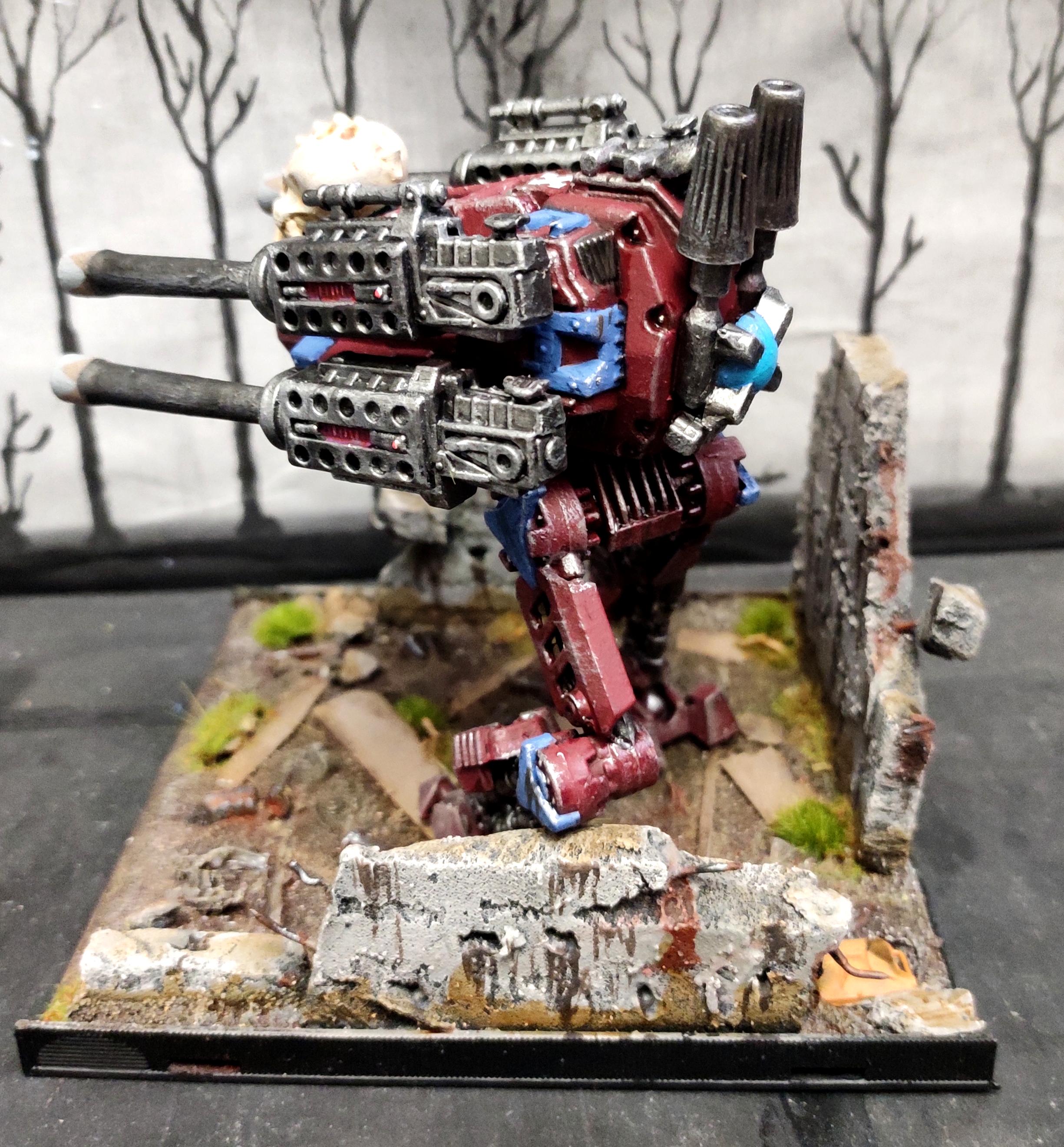 Armored Vehicle, Bronekorpus, Conversion, Diorama, From Russia, Heavy Support, Kitbash, Mech, Robogear, Ruines, Scratch Building, Skull, T-rex, Tank, Technolog, Tehnolog, Walker