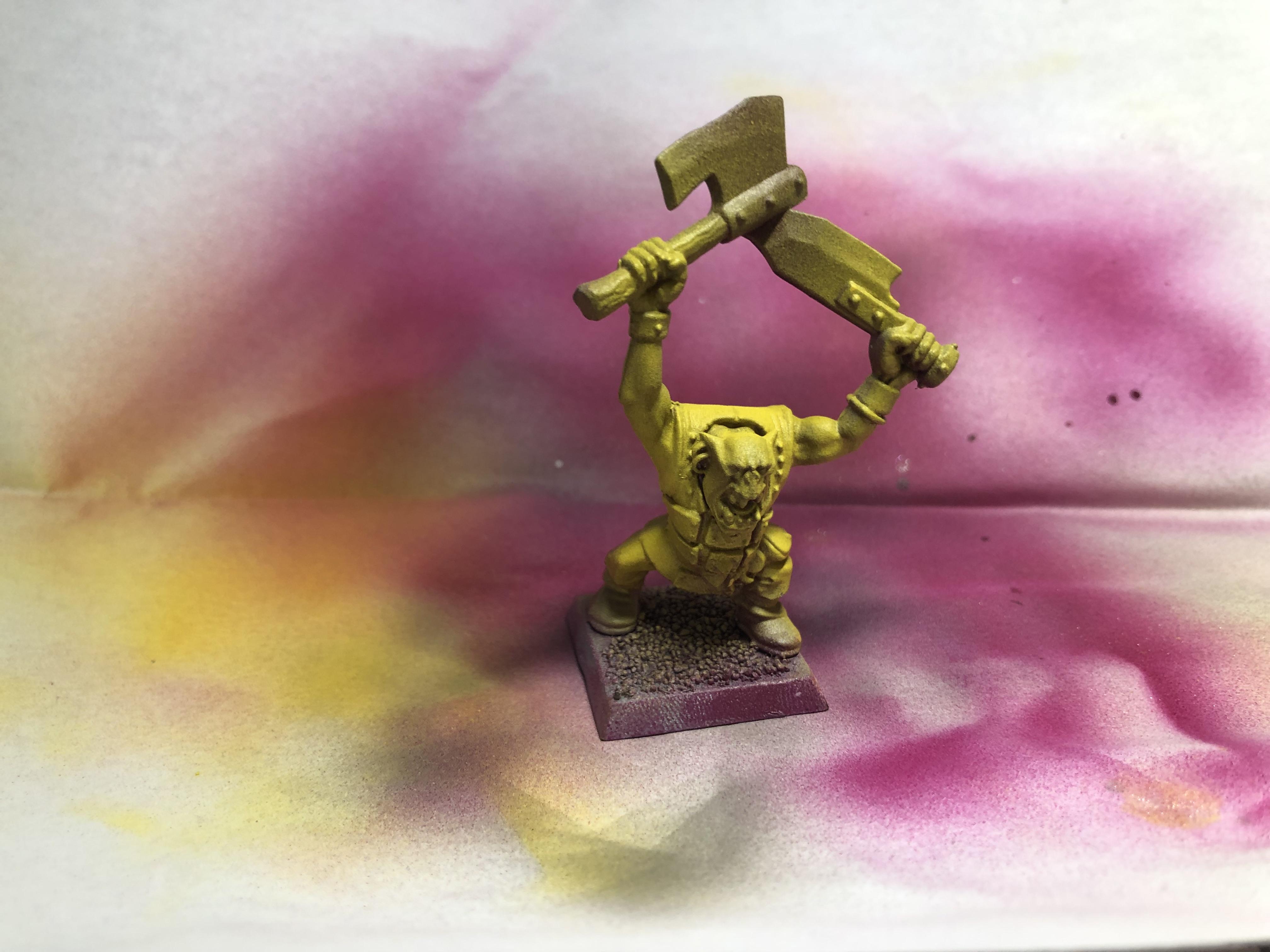Work In Progress, First Time Airbrushing