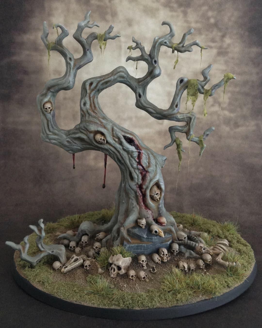 Evil, Games Workshop, Skull, Trees