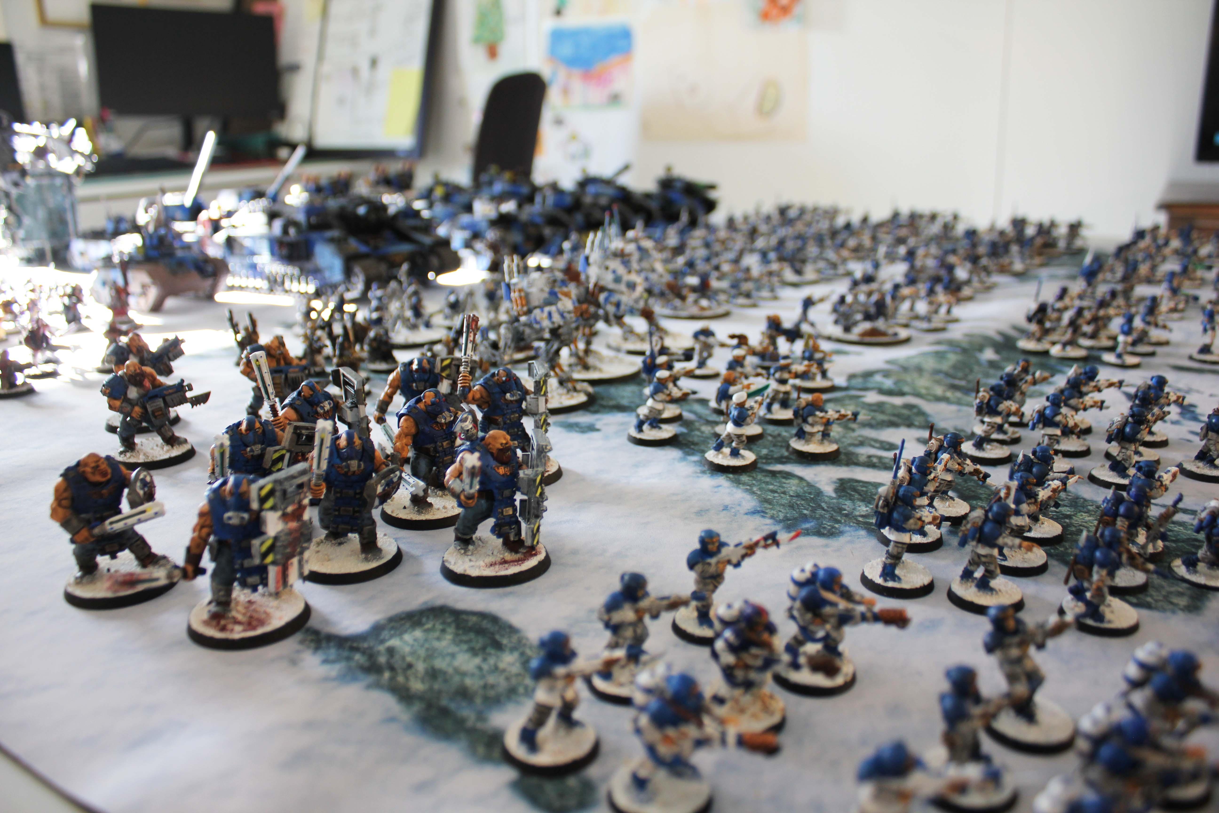 Army, Astra Militarum, Bullgryn, Guard, Imperial Guard, Parade, Scions, Warhammer 40,000, Warhammer Fantasy