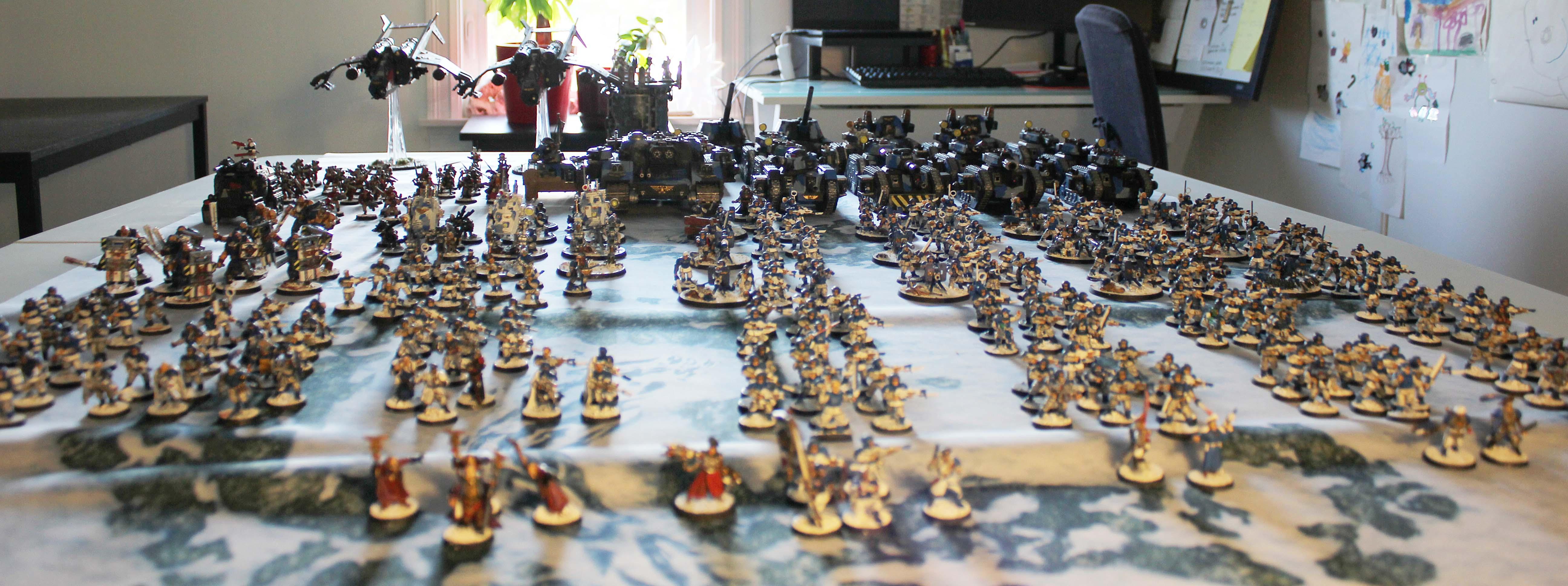 Army, Astra Militarum, Bullgryn, Guard, Imperial Guard, Parade, Scions, Warhammer 40,000, Warhammer Fantasy