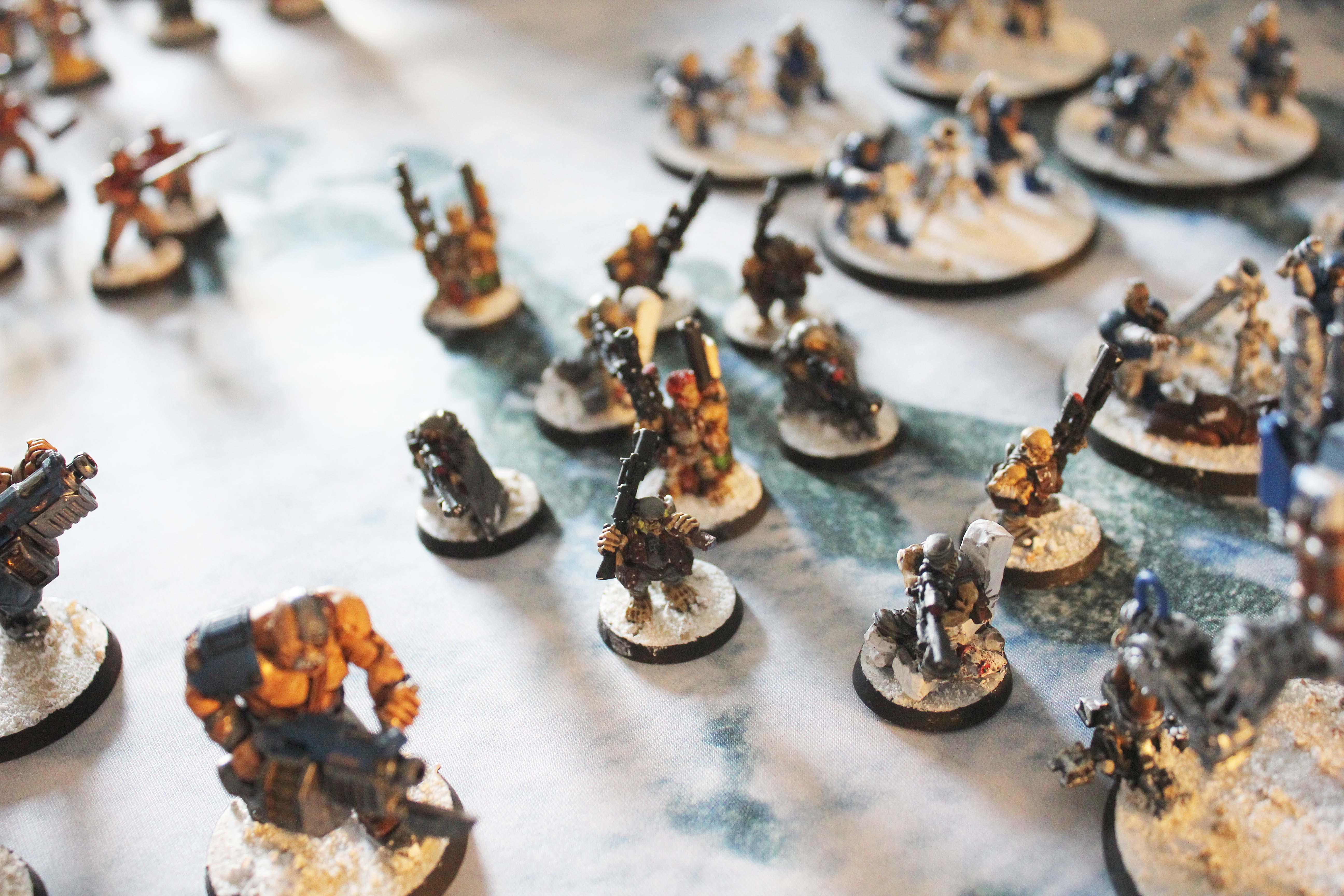 Army, Astra Militarum, Bullgryn, Guard, Imperial Guard, Parade, Scions, Warhammer 40,000, Warhammer Fantasy
