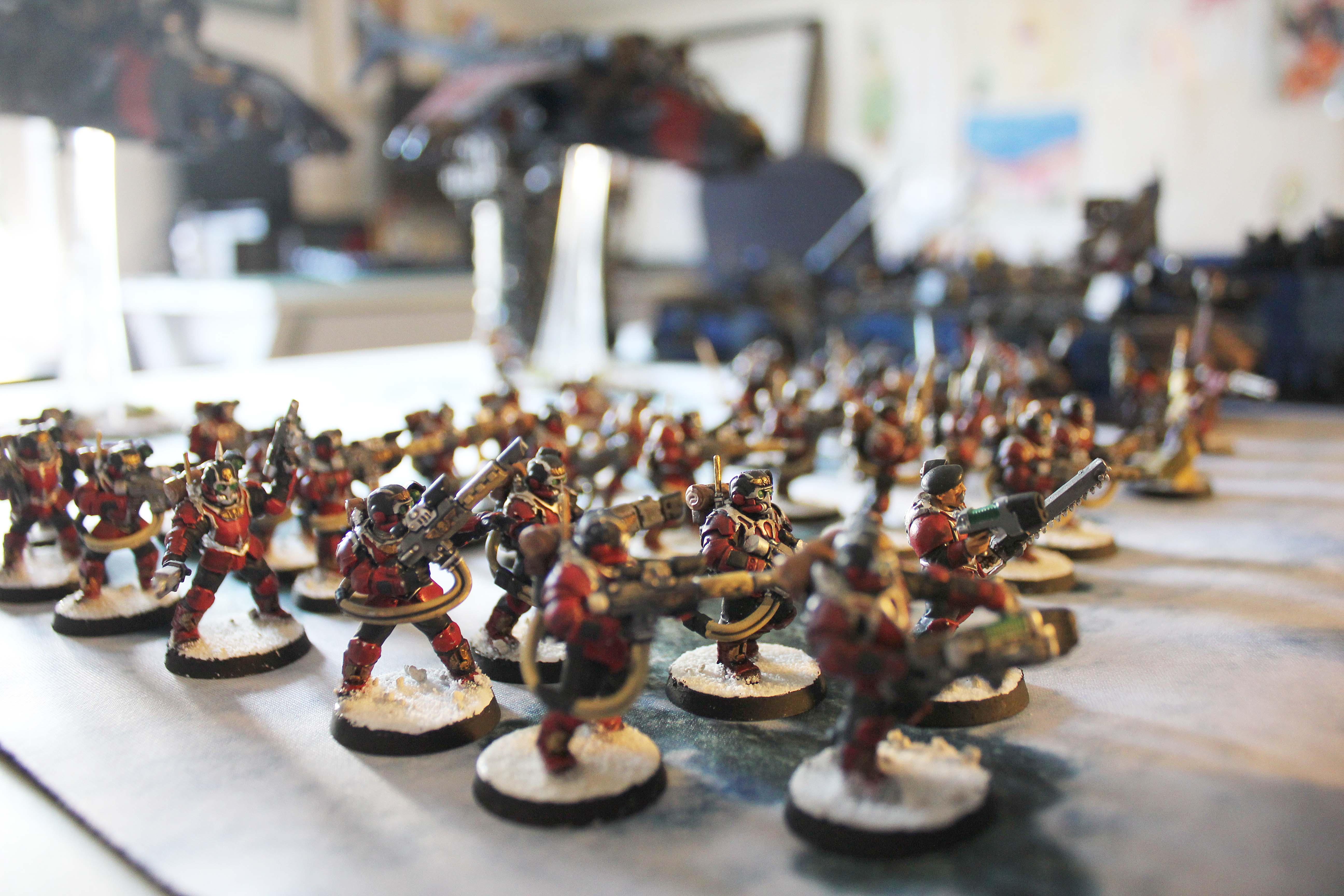 Army, Astra Militarum, Bullgryn, Guard, Imperial Guard, Parade, Scions, Warhammer 40,000, Warhammer Fantasy