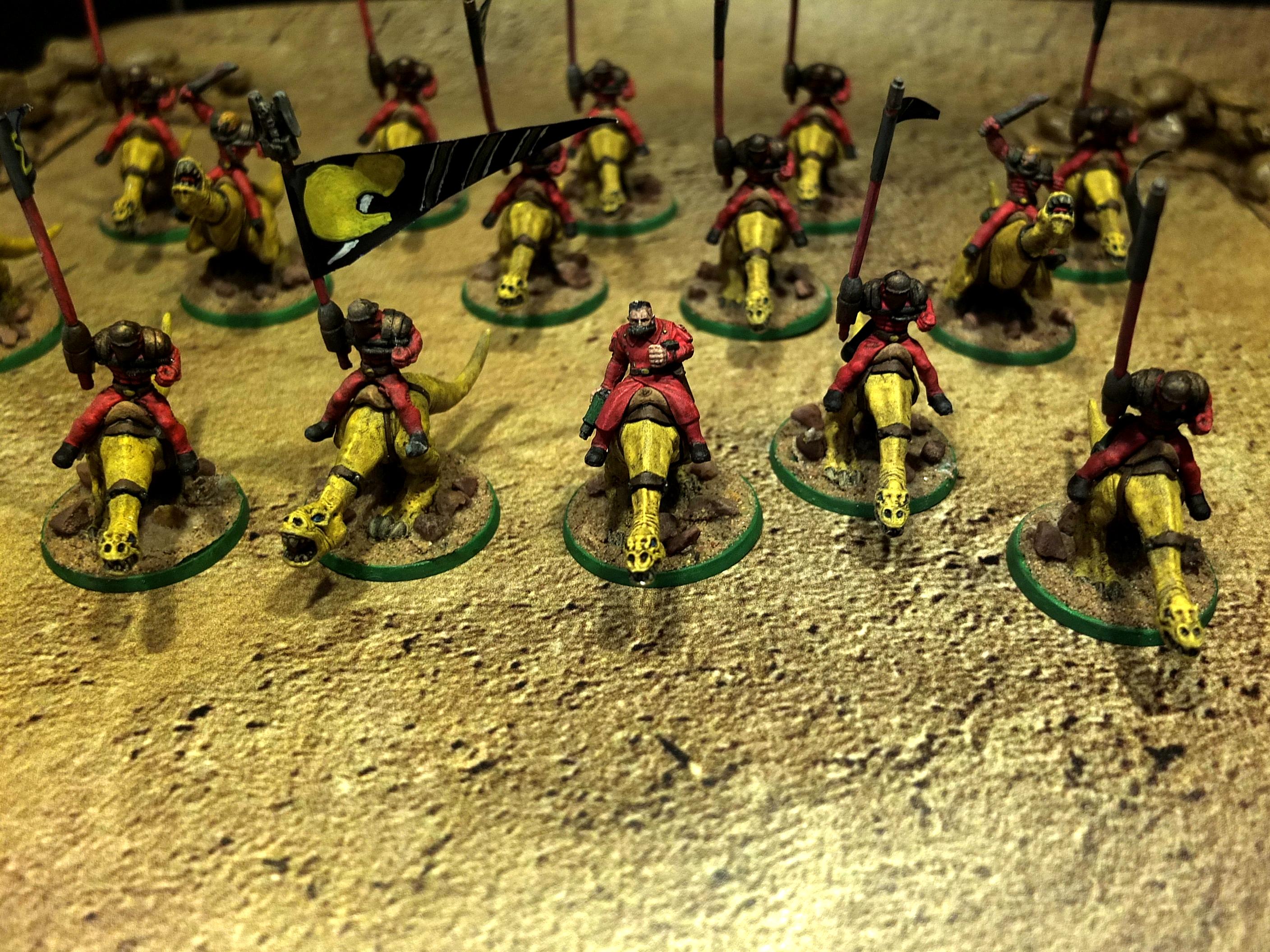 Astra Militarum, Cavalry, Death Korps of Krieg, Death Riders, Imperial Guard, Junkers, Outrider, Rough Riders, Sandrunner
