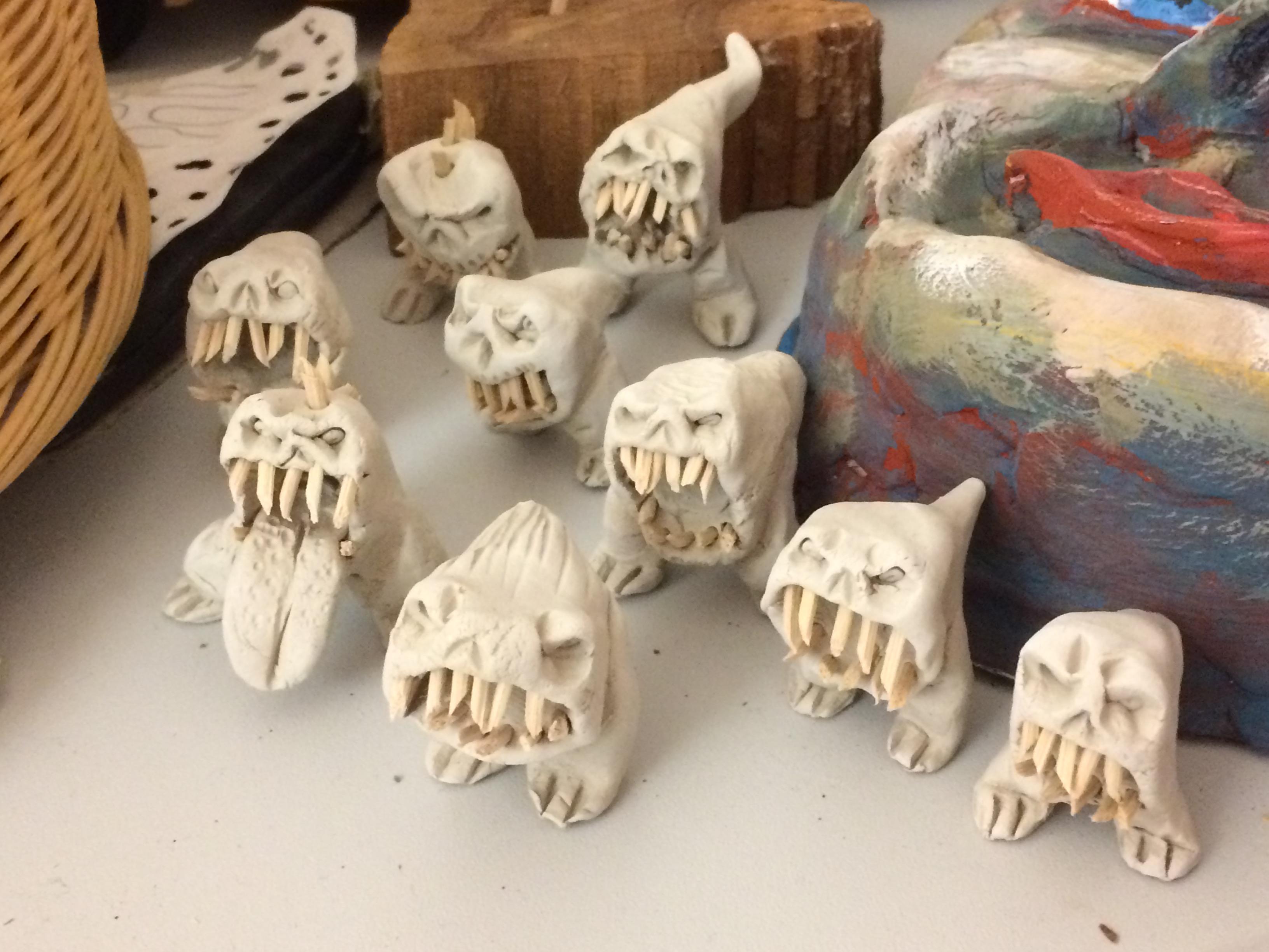 Hopper, Orks, Scratch Build, Sculpting, Squigs