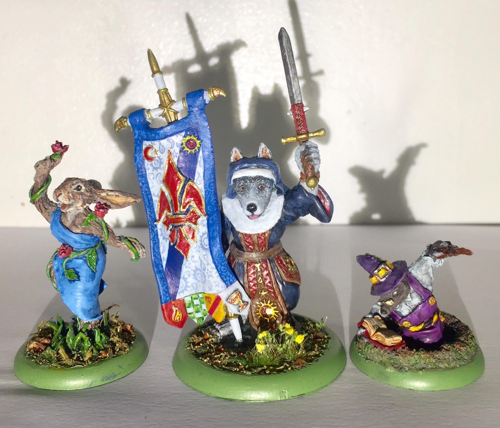 Anthropomorphic Animals, Greenstuff, Sculpting