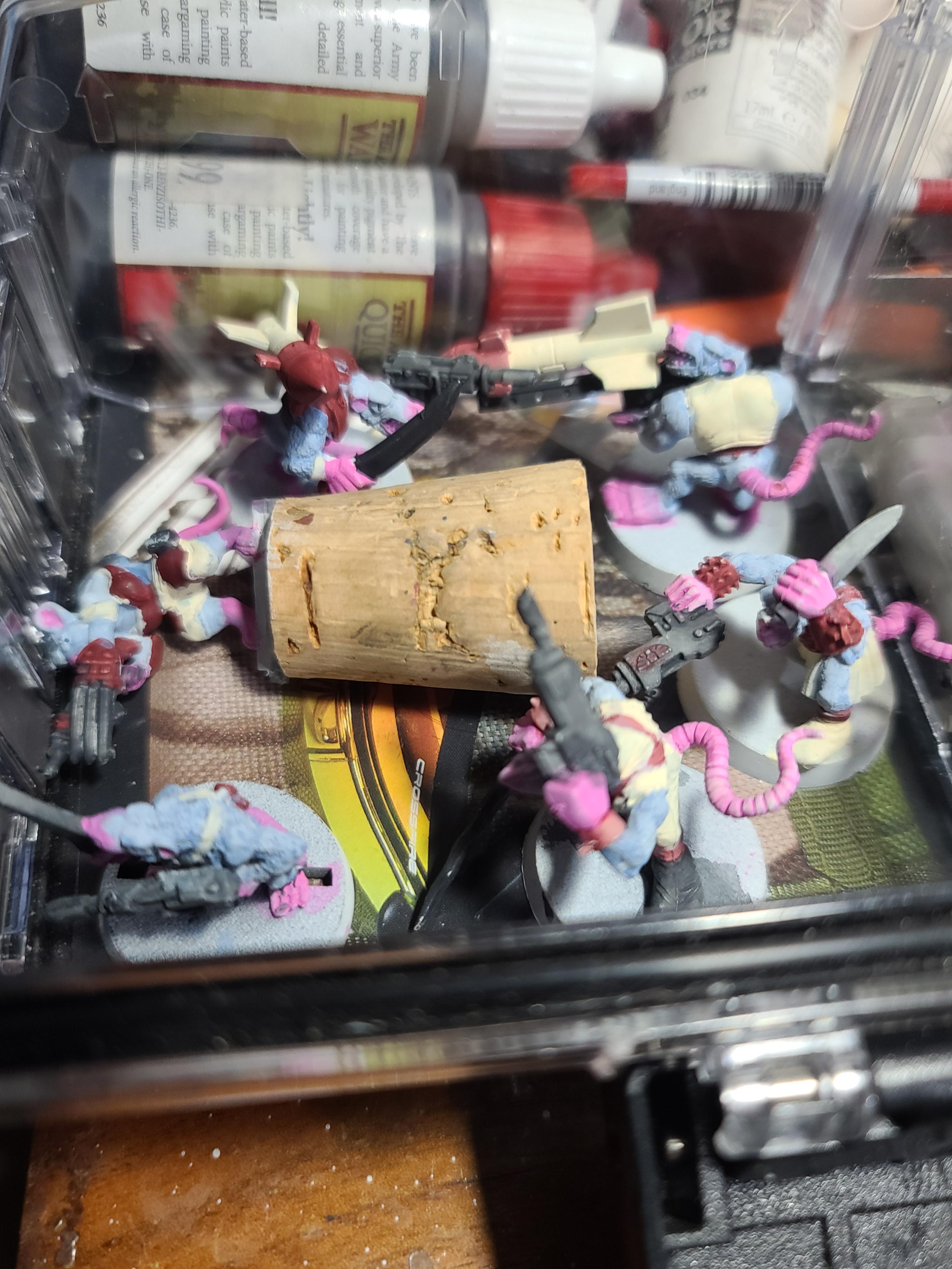 Games Workshop, Heroforge, Imperial Guard, Ratlings With Gatlings, Warhammer 40,000, Warhammer Fantasy