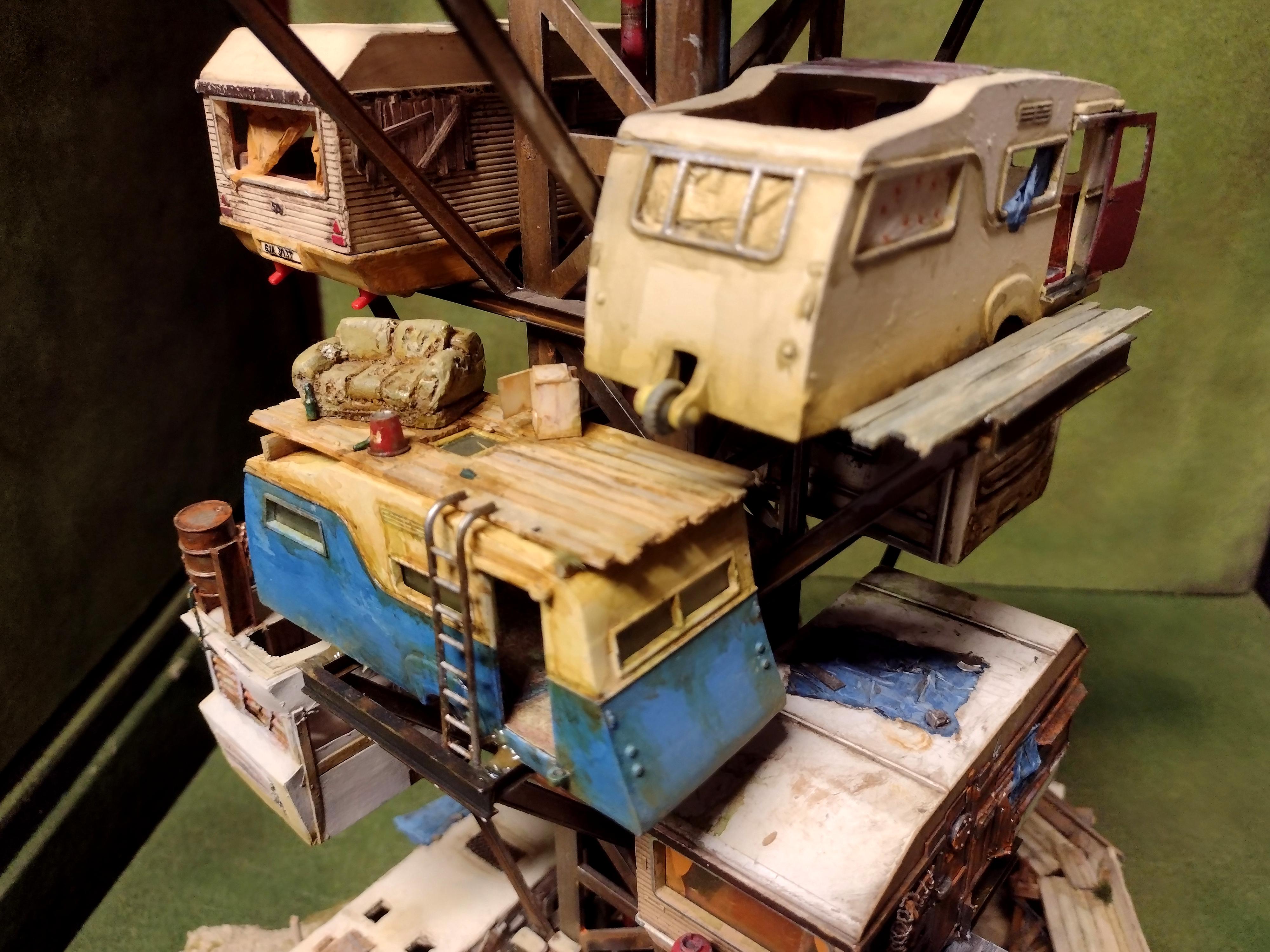 Caravan, Finished, Post-apoc, Rust, Sofa, The Stacks