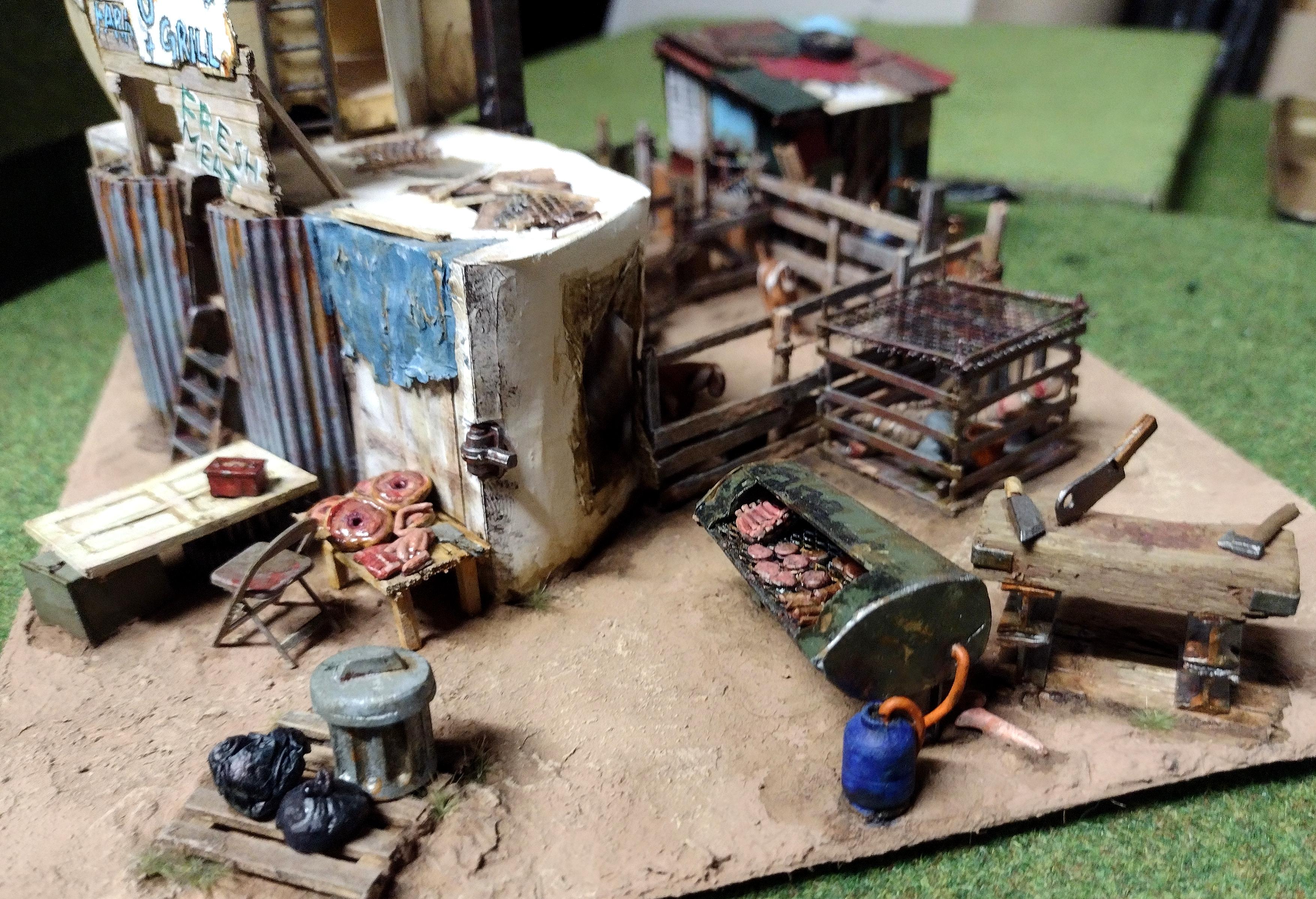 Animals, Butcher, Cannibals, Grill, Hooch, Post-apoc, Restaurant, Worms
