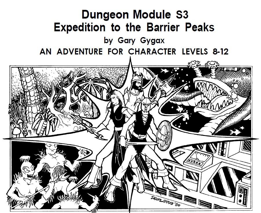 Dungeons And Dragons, Expedition To The Barrier Peaks, Metamorphosis Alpha, Retro Review, Science Fiction