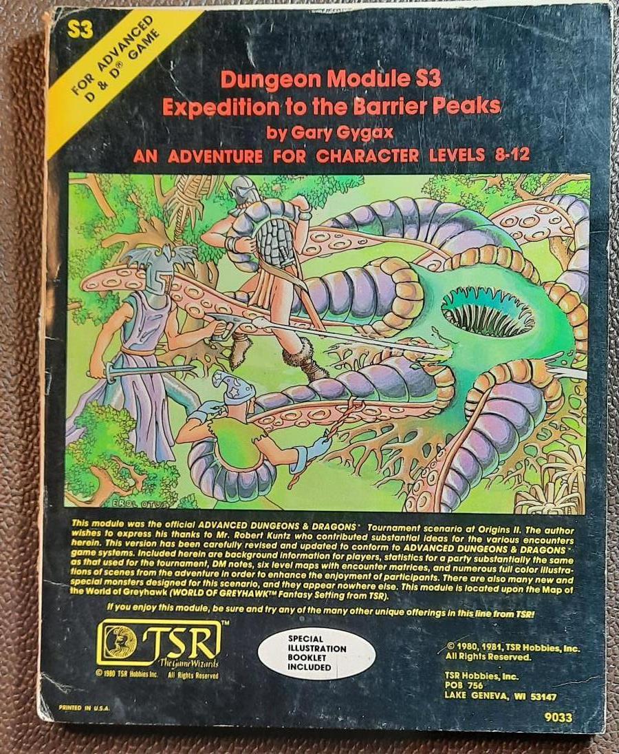Copyright Tsr, Dungeons And Dragons, Expedition To The Barrier Peaks, Metamorphosis Alpha, Retro Review, Science Fiction