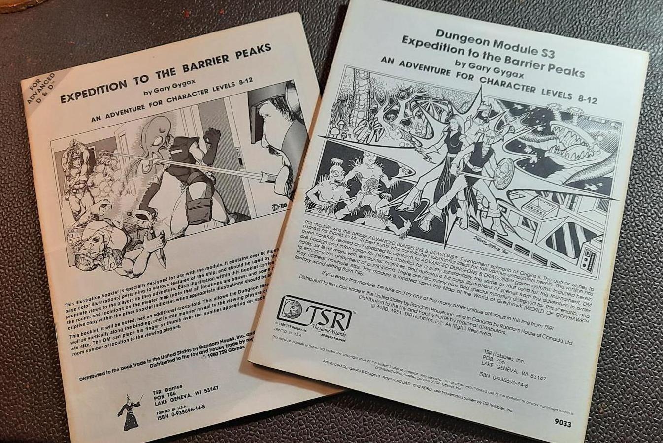 Copyright Tsr, Dungeons And Dragons, Expedition To The Barrier Peaks, Metamorphosis Alpha, Retro Review, Science Fiction