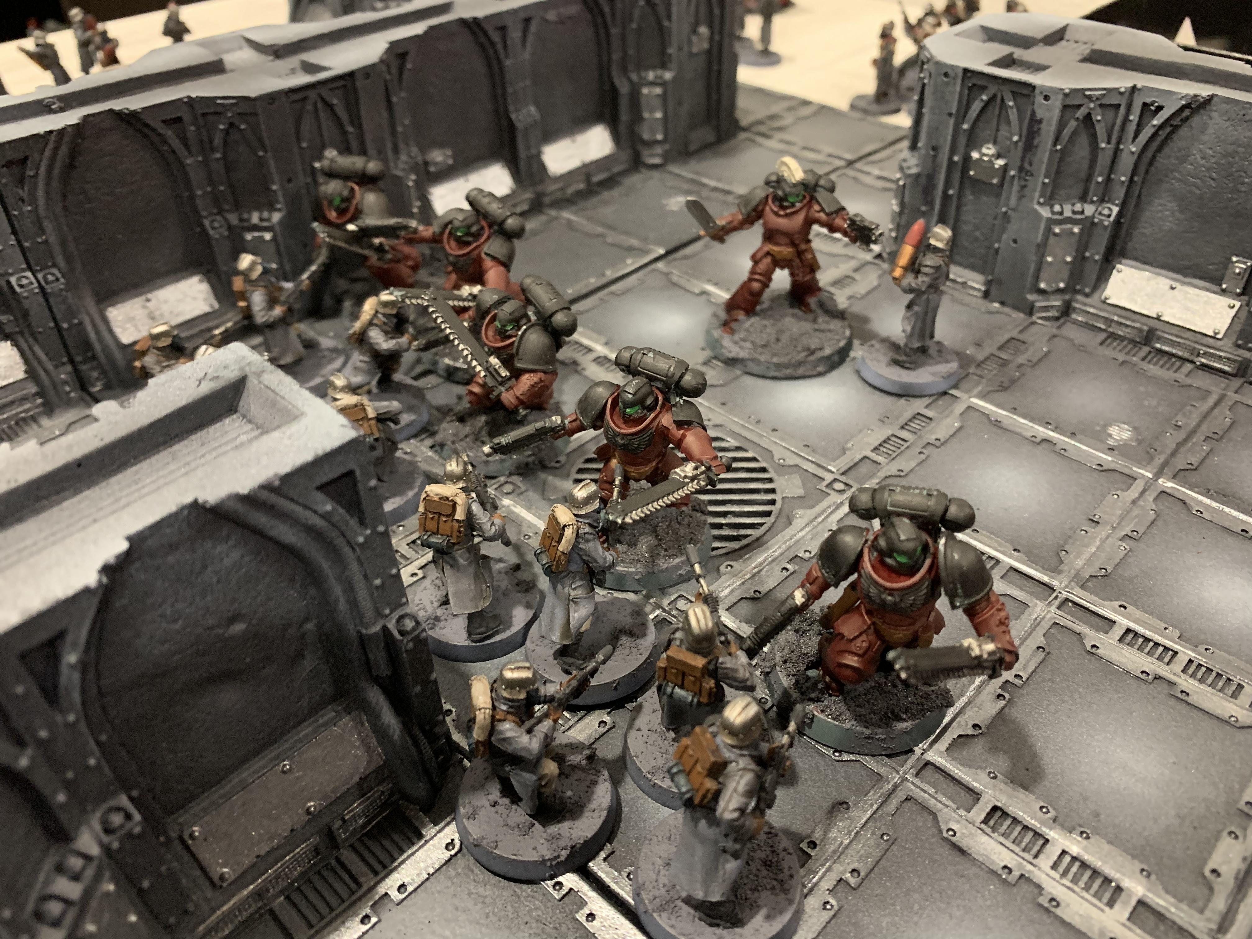 Crew members butchered by the sons of Sanguinius. 