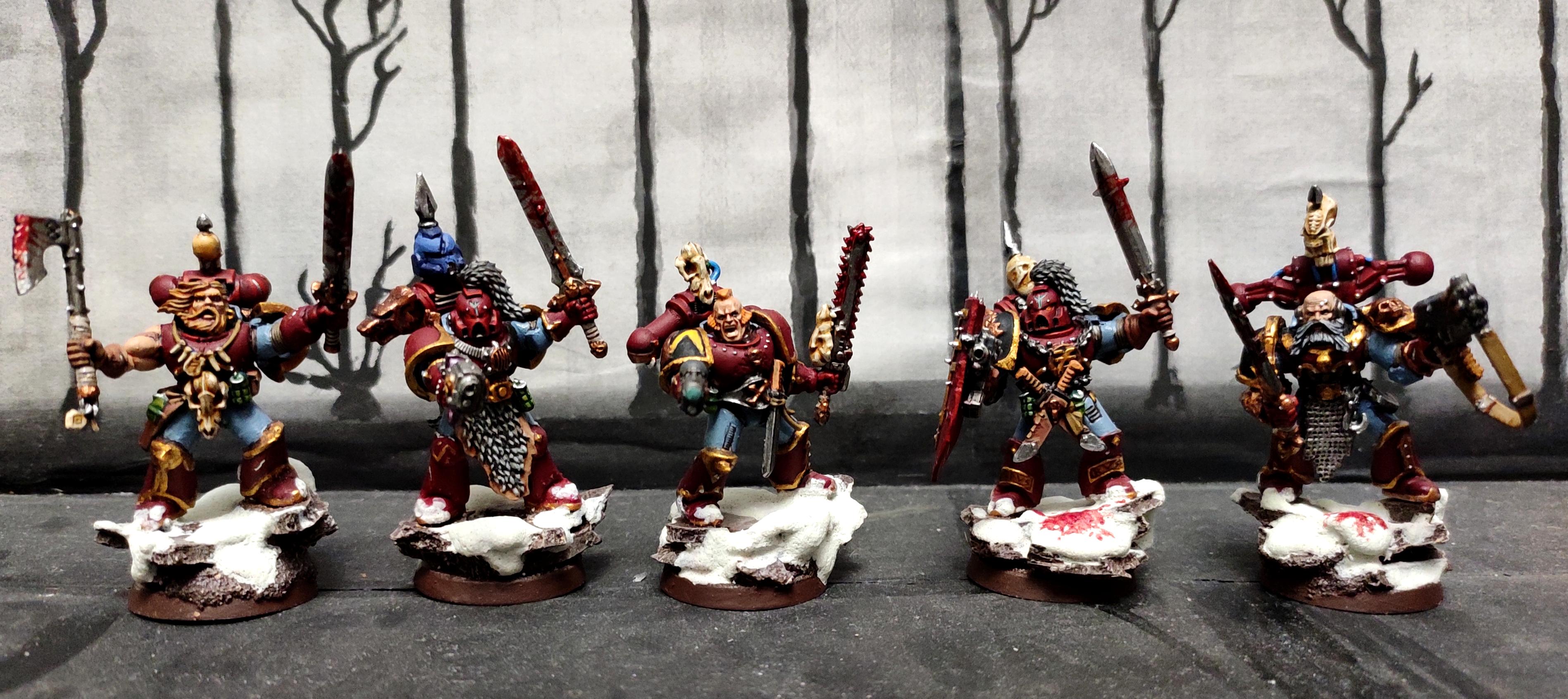 Axe, Berserk, Berserkers, Berzerker, Blood For The Blood God, Blood Wolves, Bolter, Chaos, Chaos Space Marines, Coconut, Conversion, Grav Pistol, Heresy, Heretic Astartes, Infantry, Khorne, Khorne Wolves, Kitbash, Plasma Pistol, Power Sword, Regiment, Skulls For Skull Throne, Snow, Space Wolves, Sword, Traitor Legions, Trophy, Warhammer 40,000