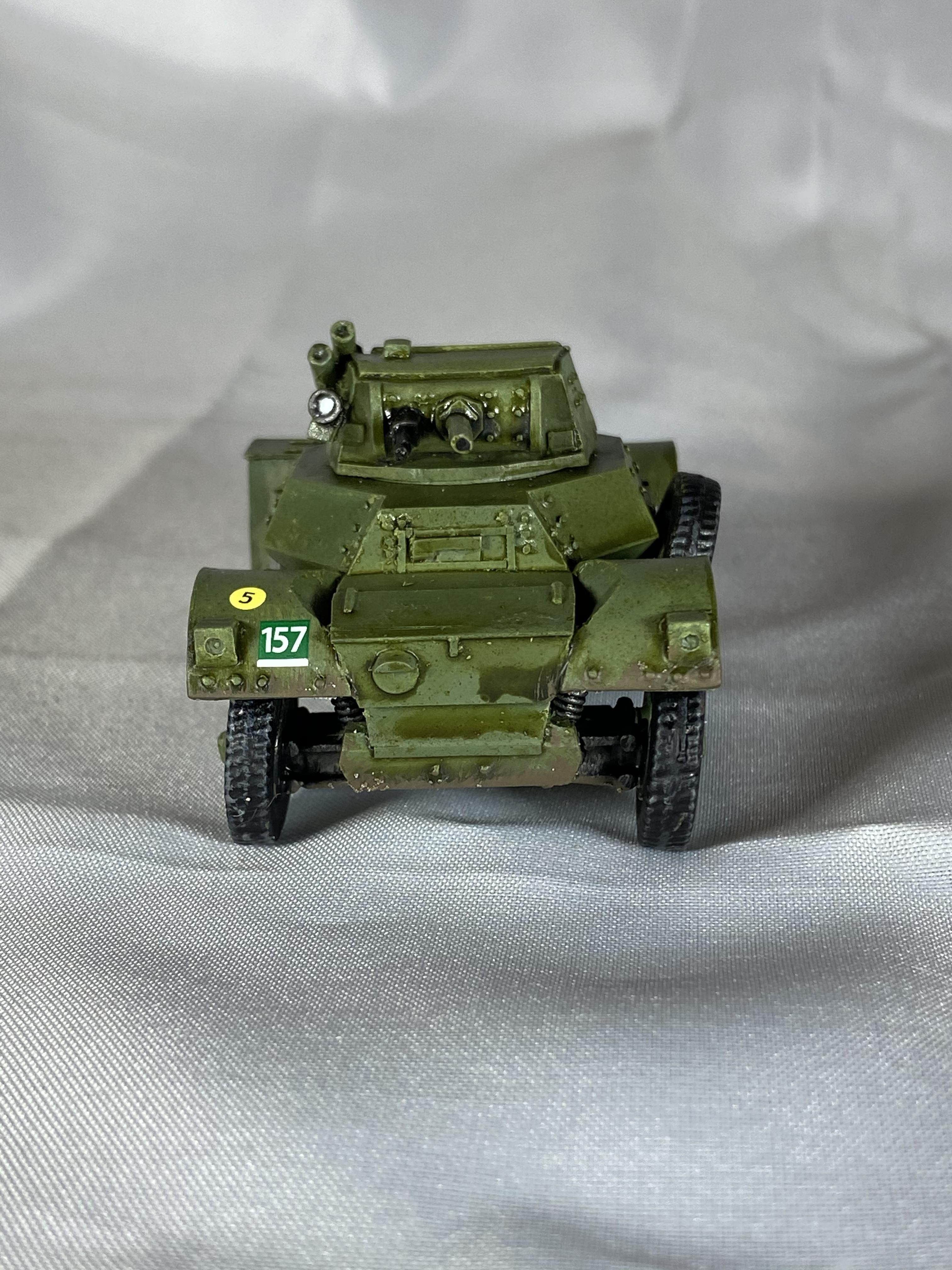 Armored Car, Bolt Action, British, Green, Warlord, World War 2
