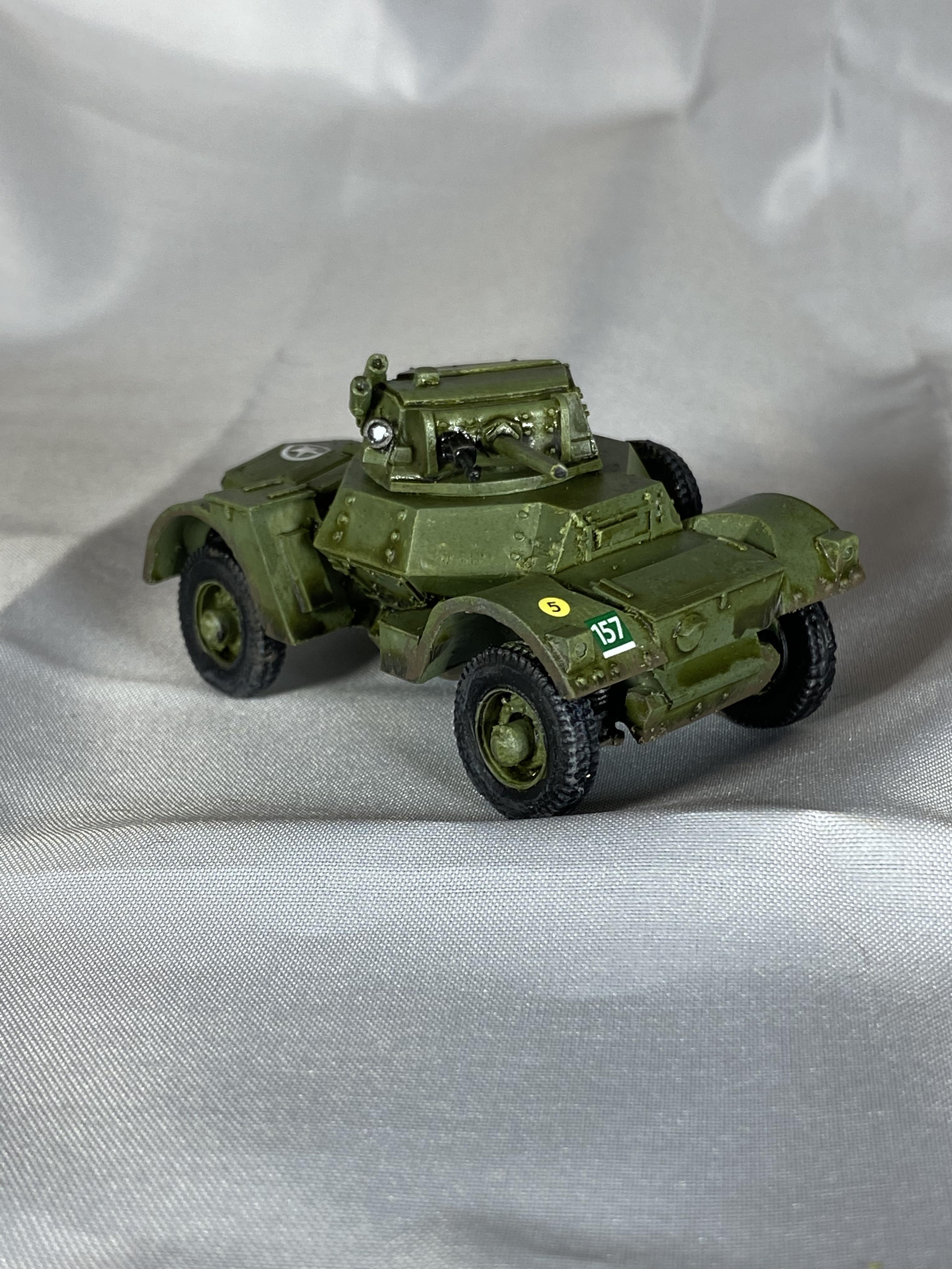 Armored Car, Biritsh, Bolt Action, Green, Warlord, World War 2