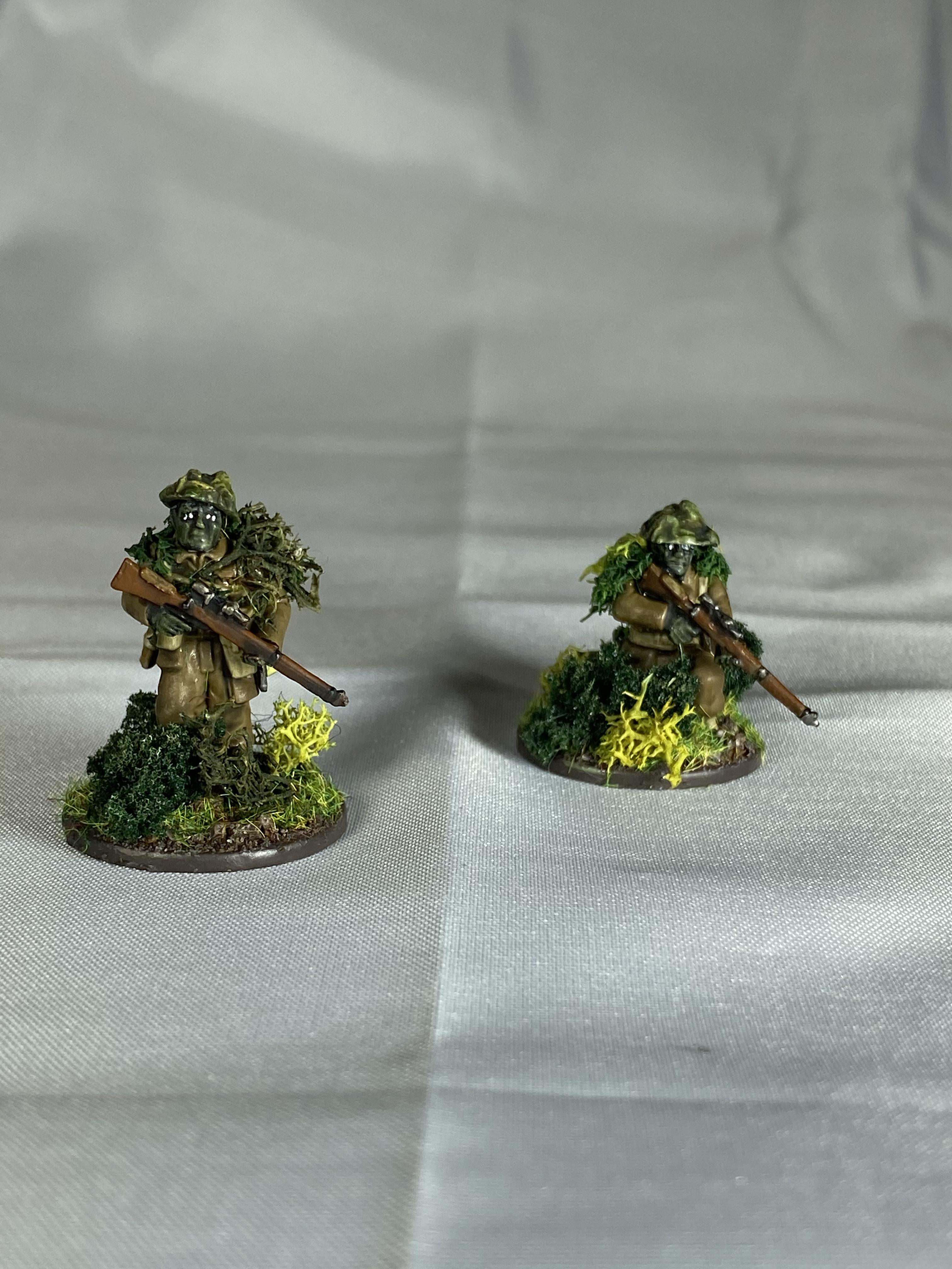 Bolt Action, British, Ghillie Suit, Snipers, Warlord Games, World War 2