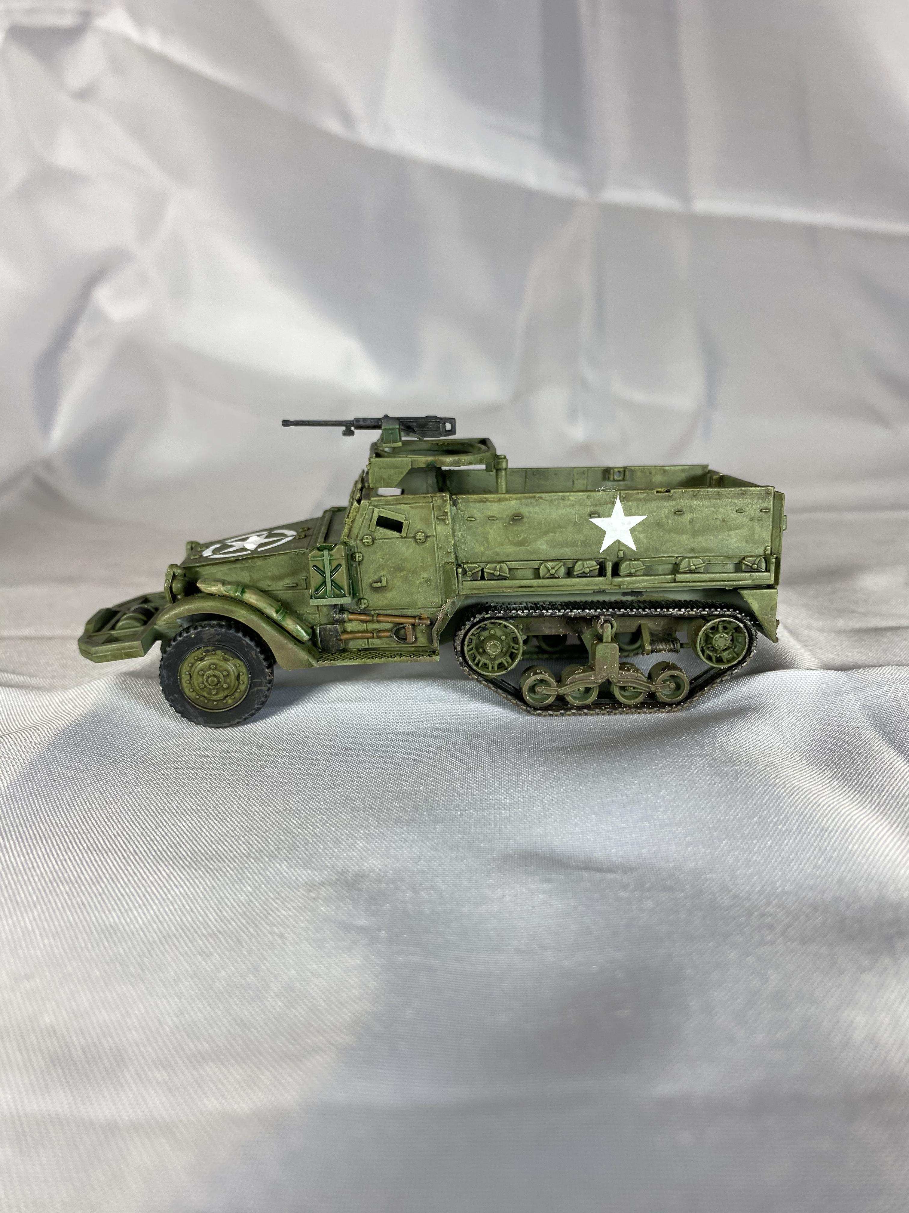 Bolt Action, Green, Half-track, Track, Truck, Us, Warlord Games, World War 2