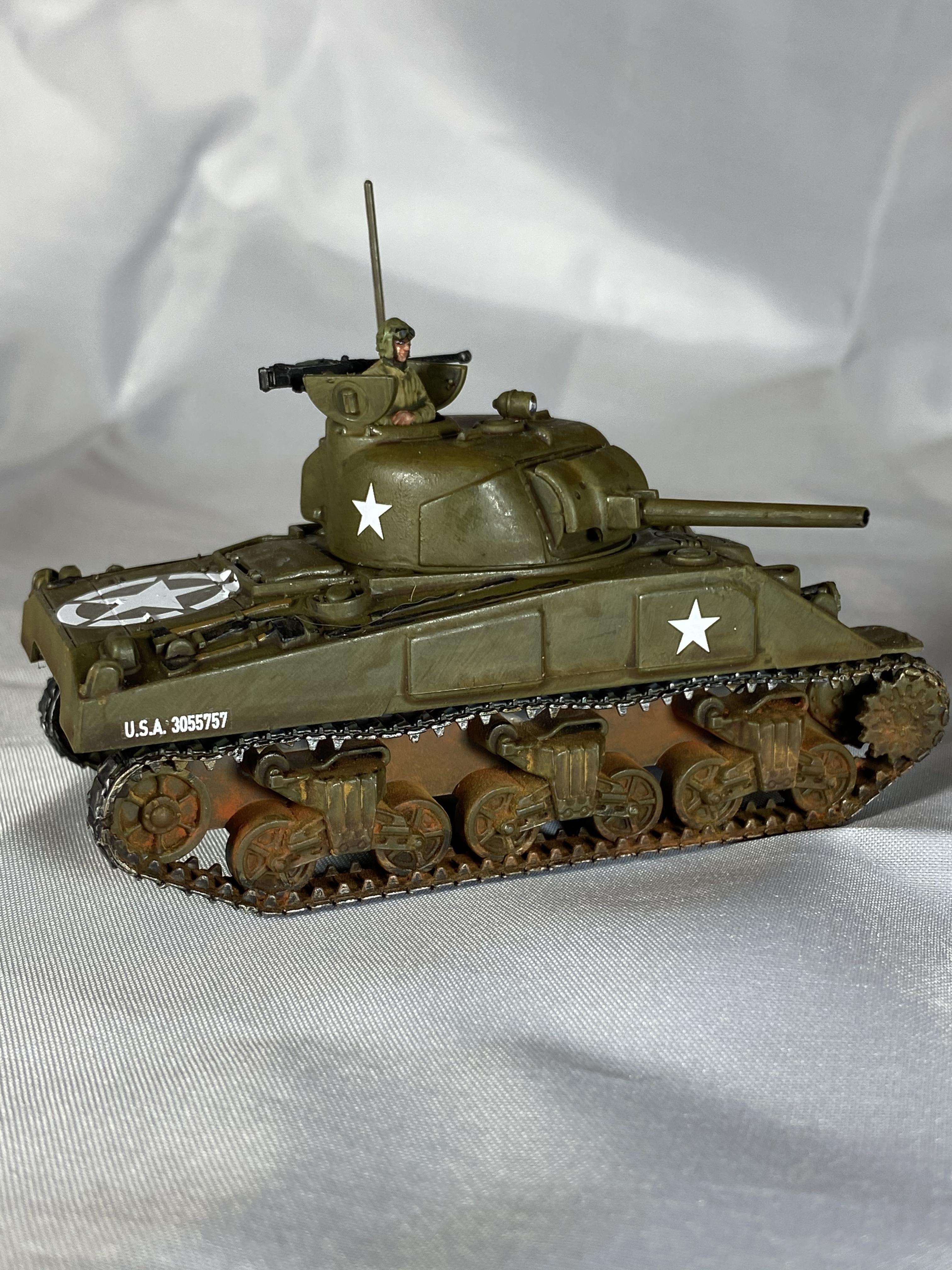 Bolt Action, Green, Tank, Track, Us, Warlord Games, World War 2