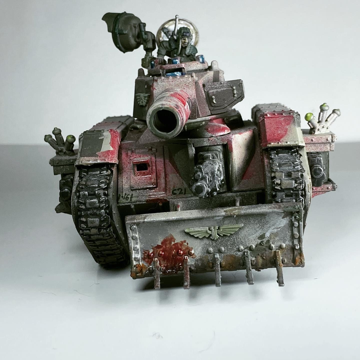 Astra Militarum, Green, Imperial Guard, Leman Russ, Tank, Warhammer 40,000
