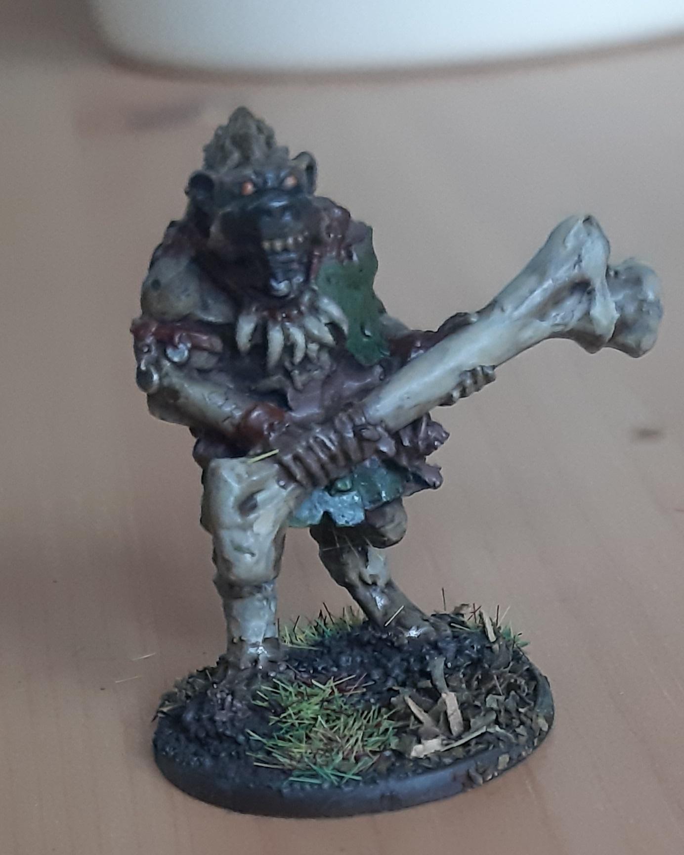 Gnoll barbarian front
