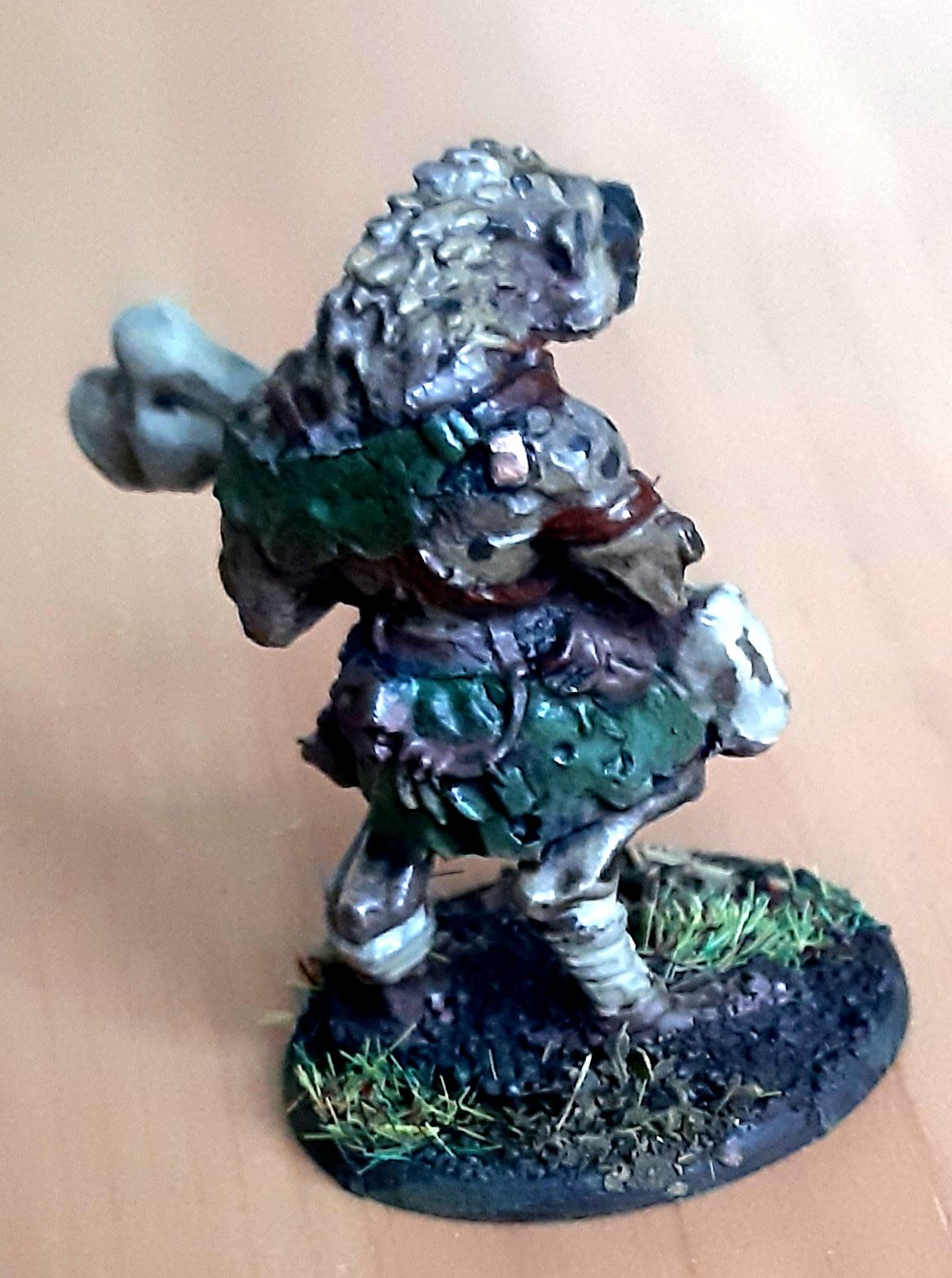 Gnoll Barbarian rear