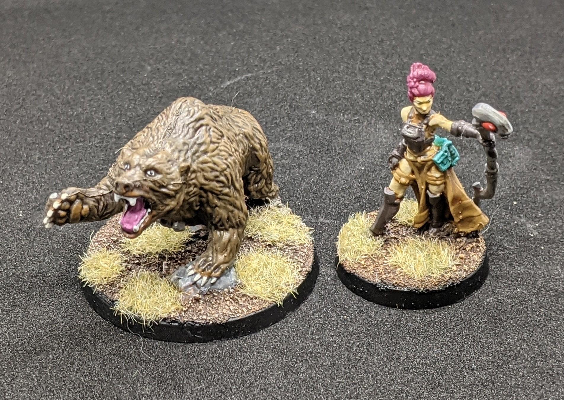Relicblade, Wild Elf Druid and Bear