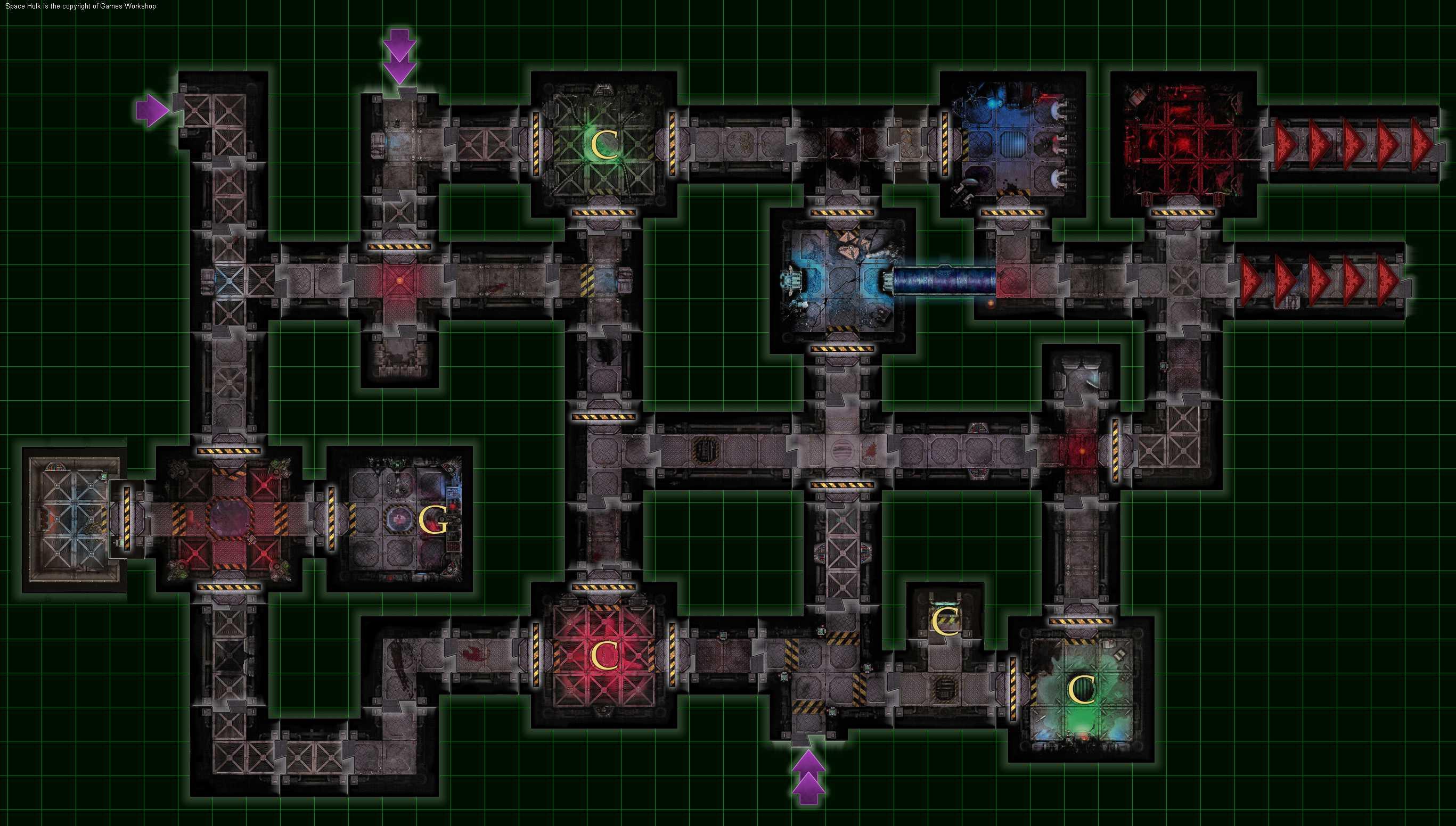 Campaign, Jaws Of Hell, Map, Space Hulk
