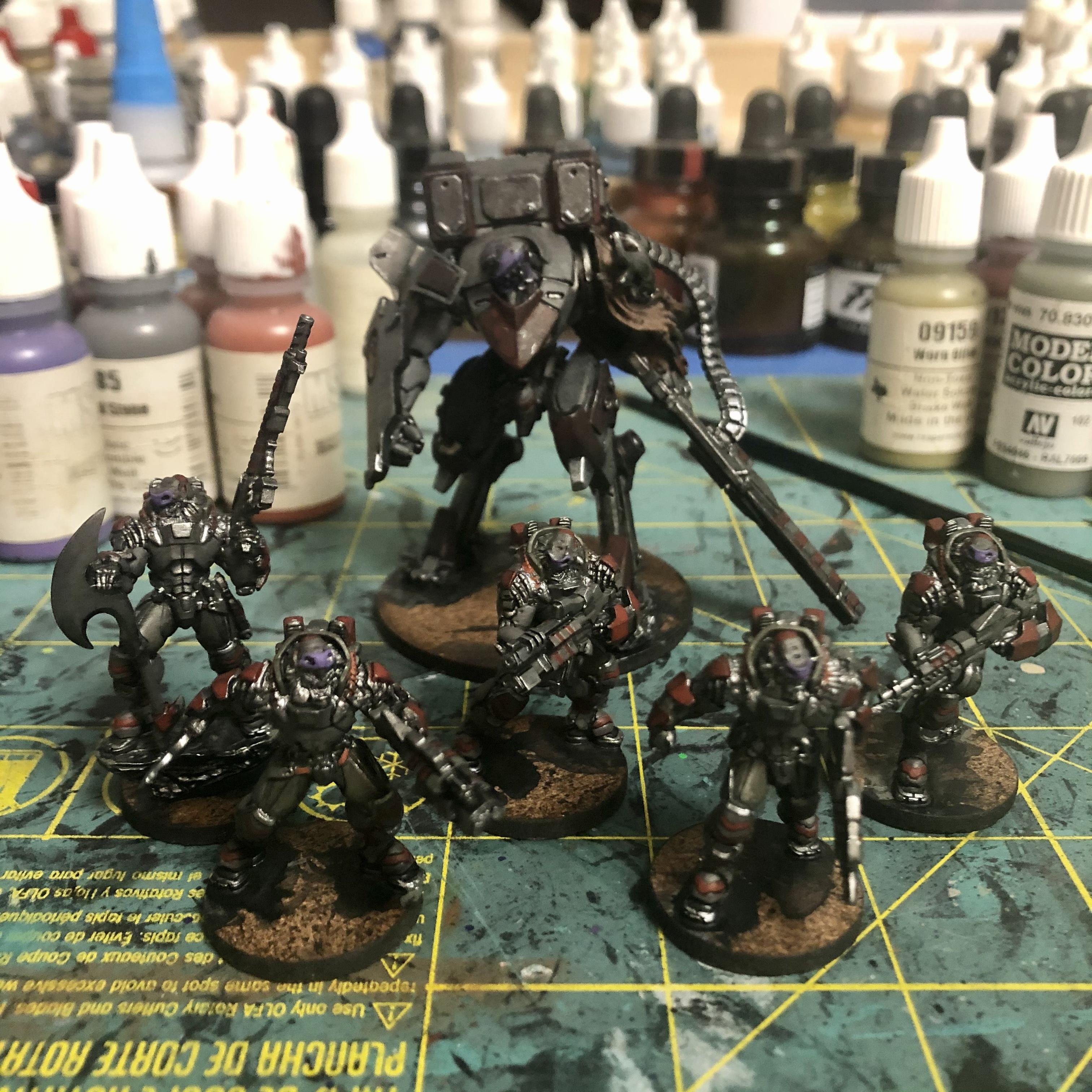 Combined Army, Corvus Belli, Infinity, Morat, Raicho, Work In Progress, Yaogat