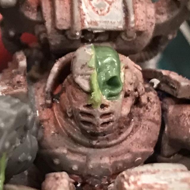 Chaos Space Marine Biker, Ebay Rescue, Iron Warriors Wip
