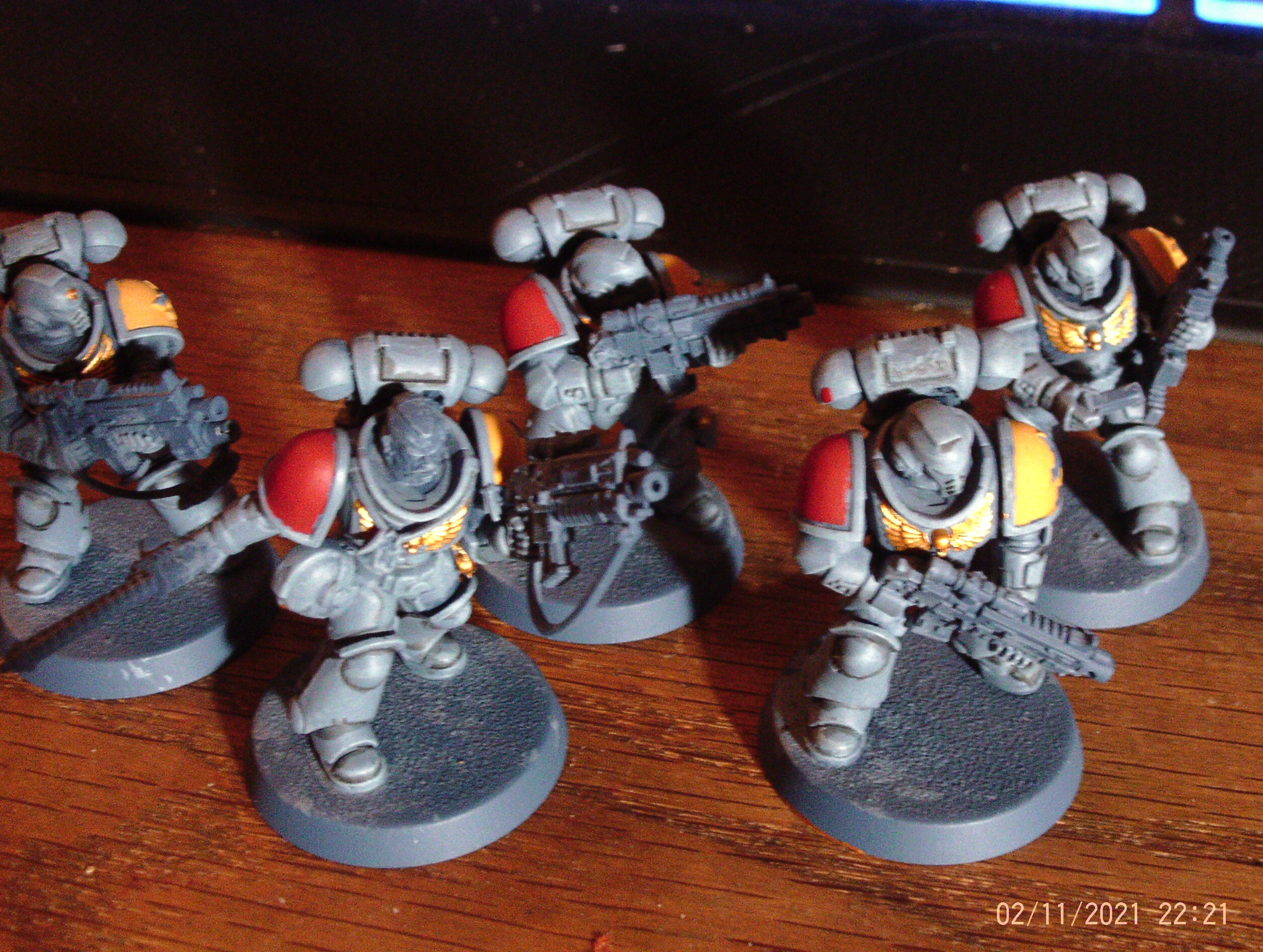 Space Wolves Intercessor Squad 1 WIP 1