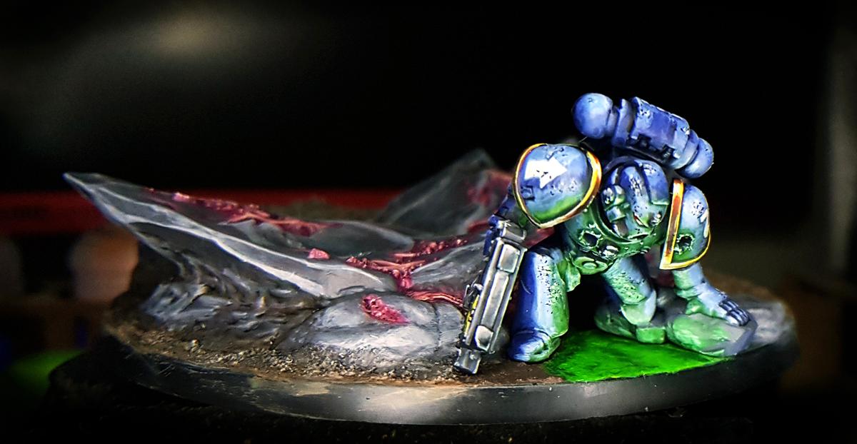 Diorama, Space Marines