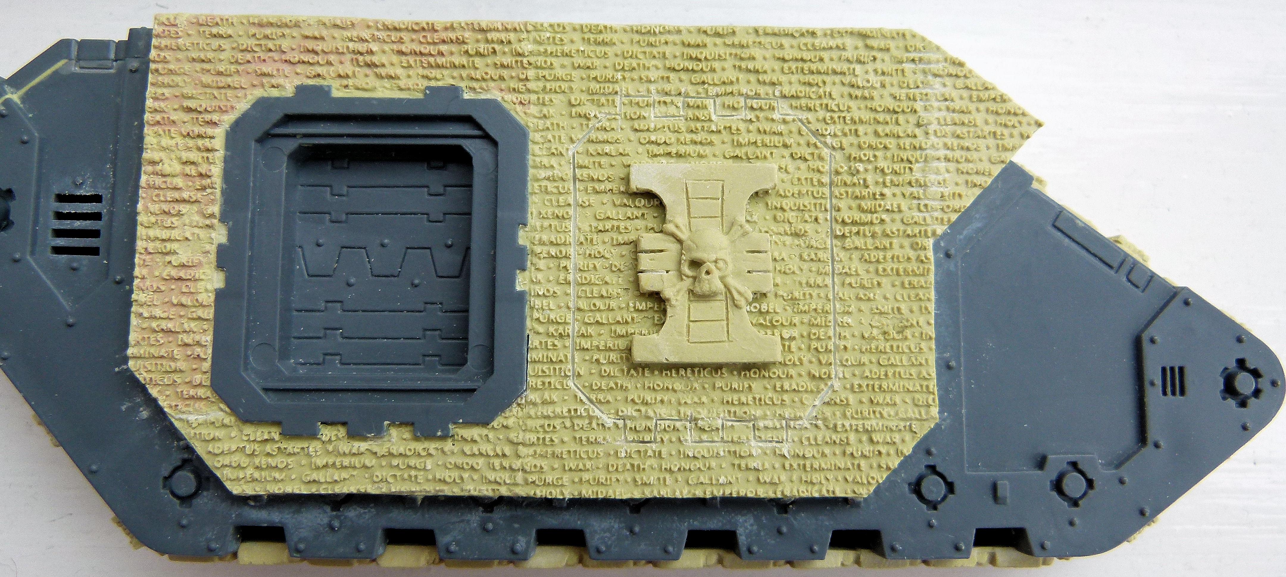 Deathwatch Land Raider Left Side WIP 5