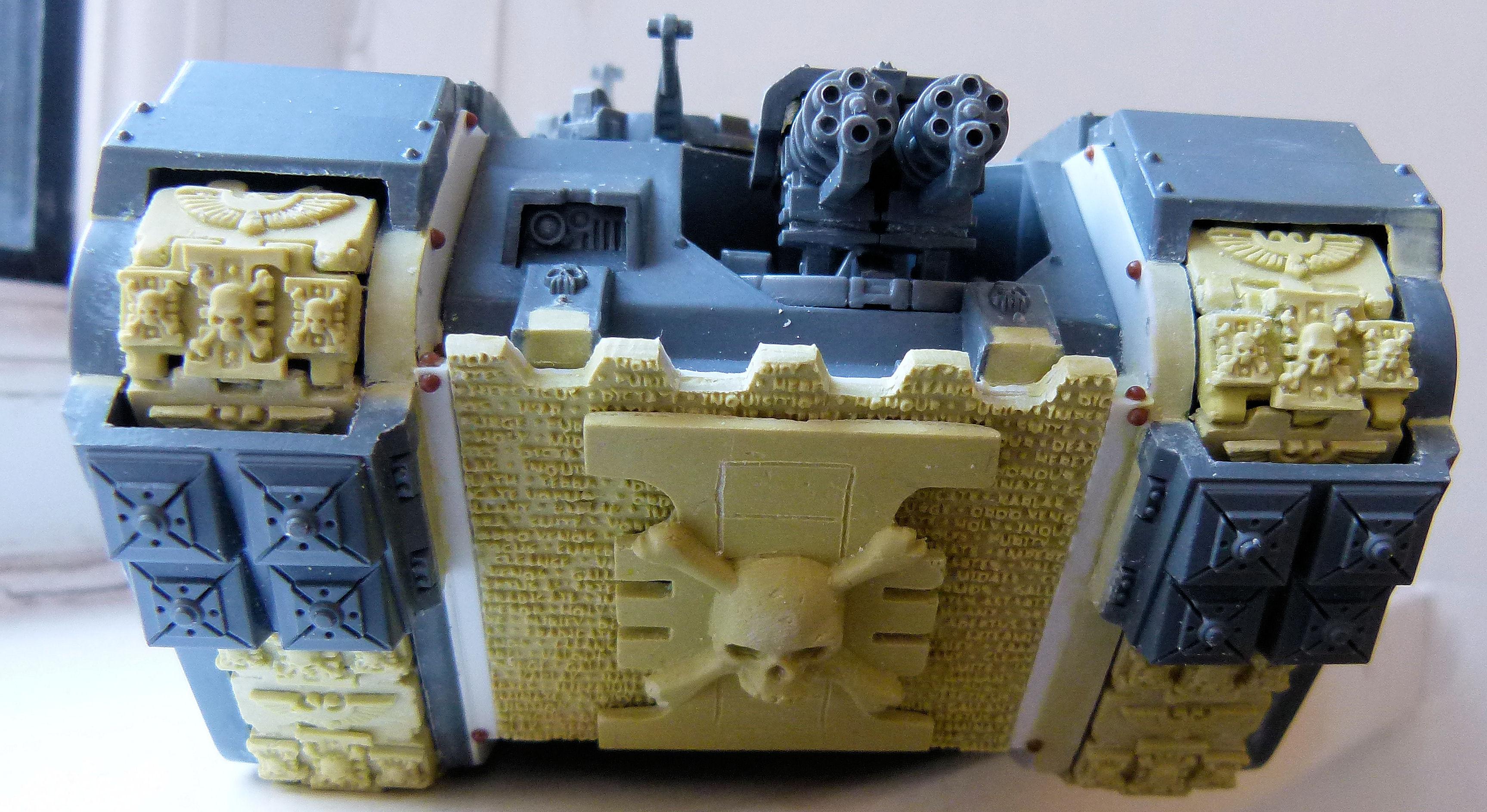 Deathwatch Land Raider Front WIP 3