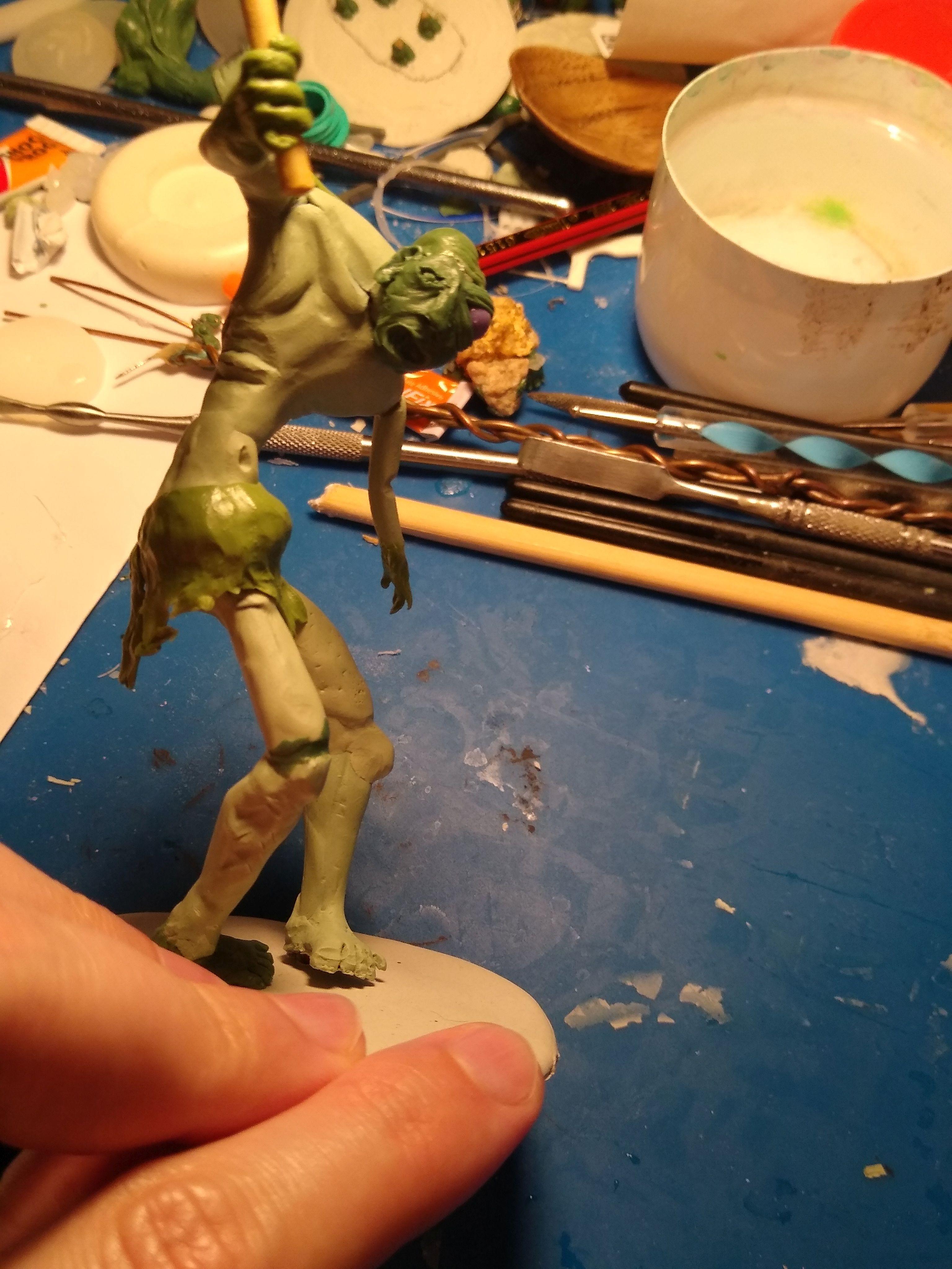 Dragon, Dungeons, Dungeons And Dragons, Fomorian, Giant, Mini, Miniature, Monster, Sculpting