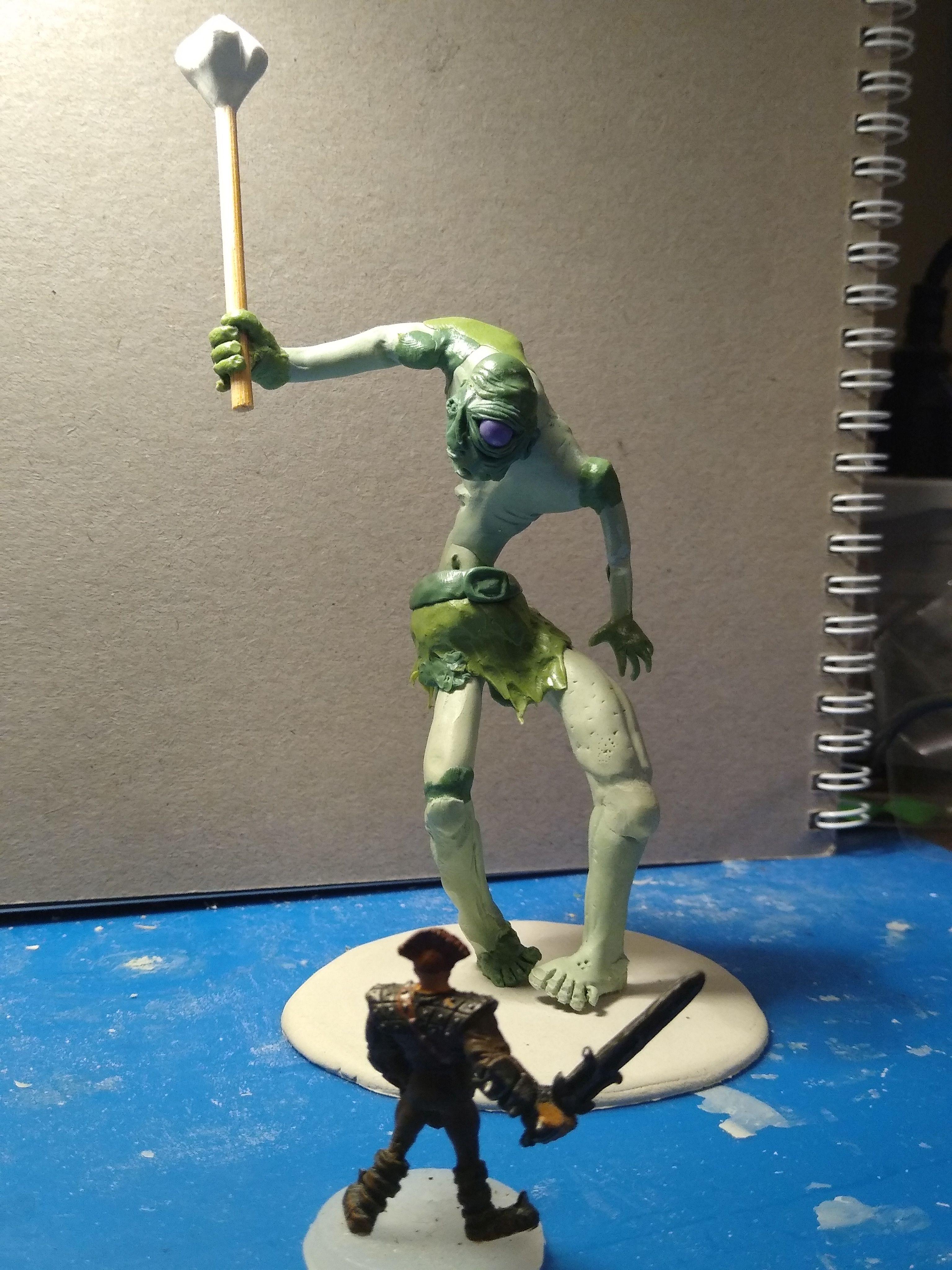 Dragon, Dungeons, Dungeons And Dragons, Fomorian, Giant, Mini, Miniature, Monster, Sculpting