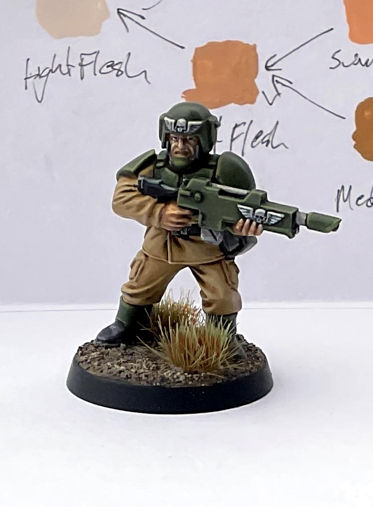How To Paint Cadian Infantry for Warhammer 40k / Astra Militarum