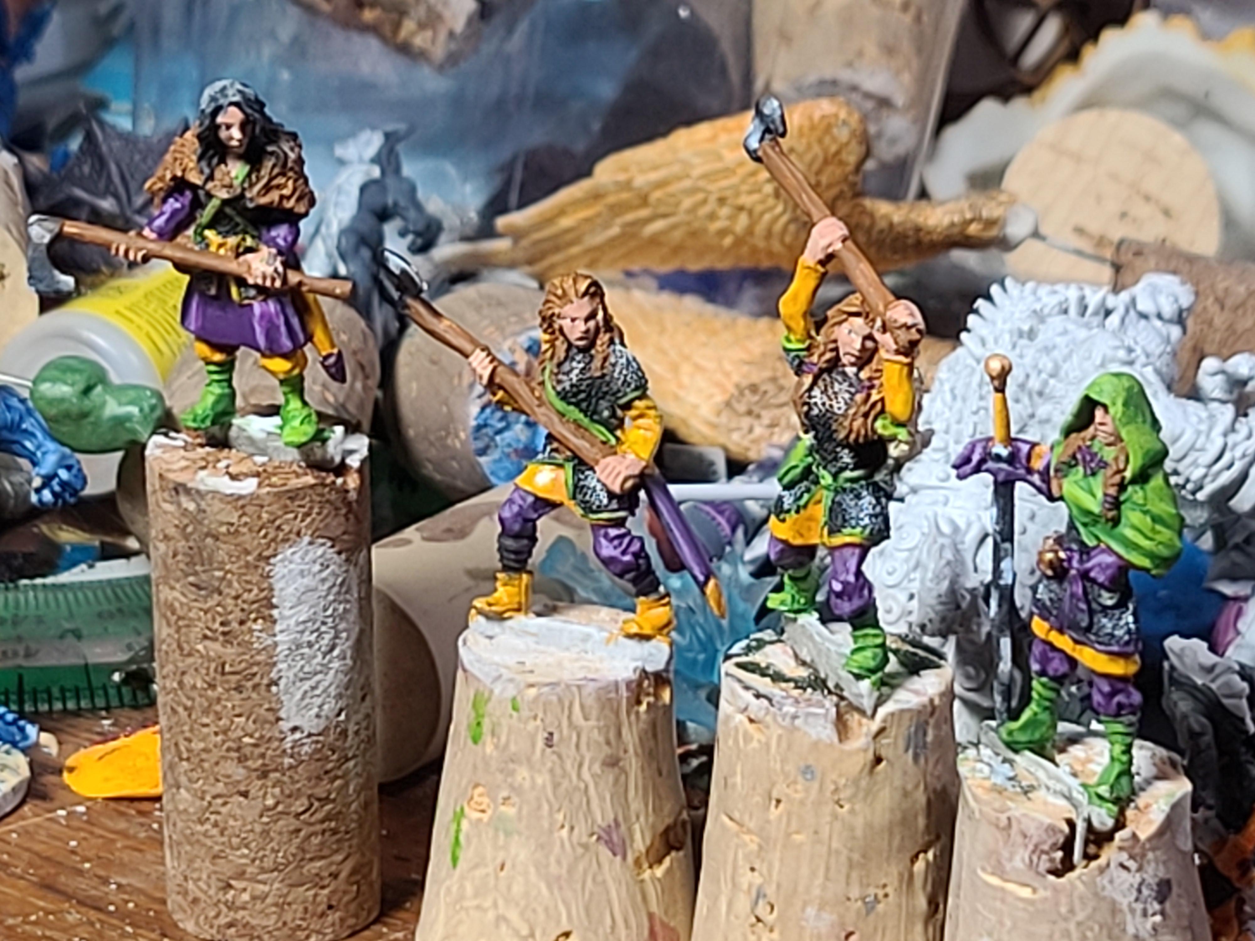 Bronze Age Miniatures, Female, Norse, Saga, Sheildmaiden