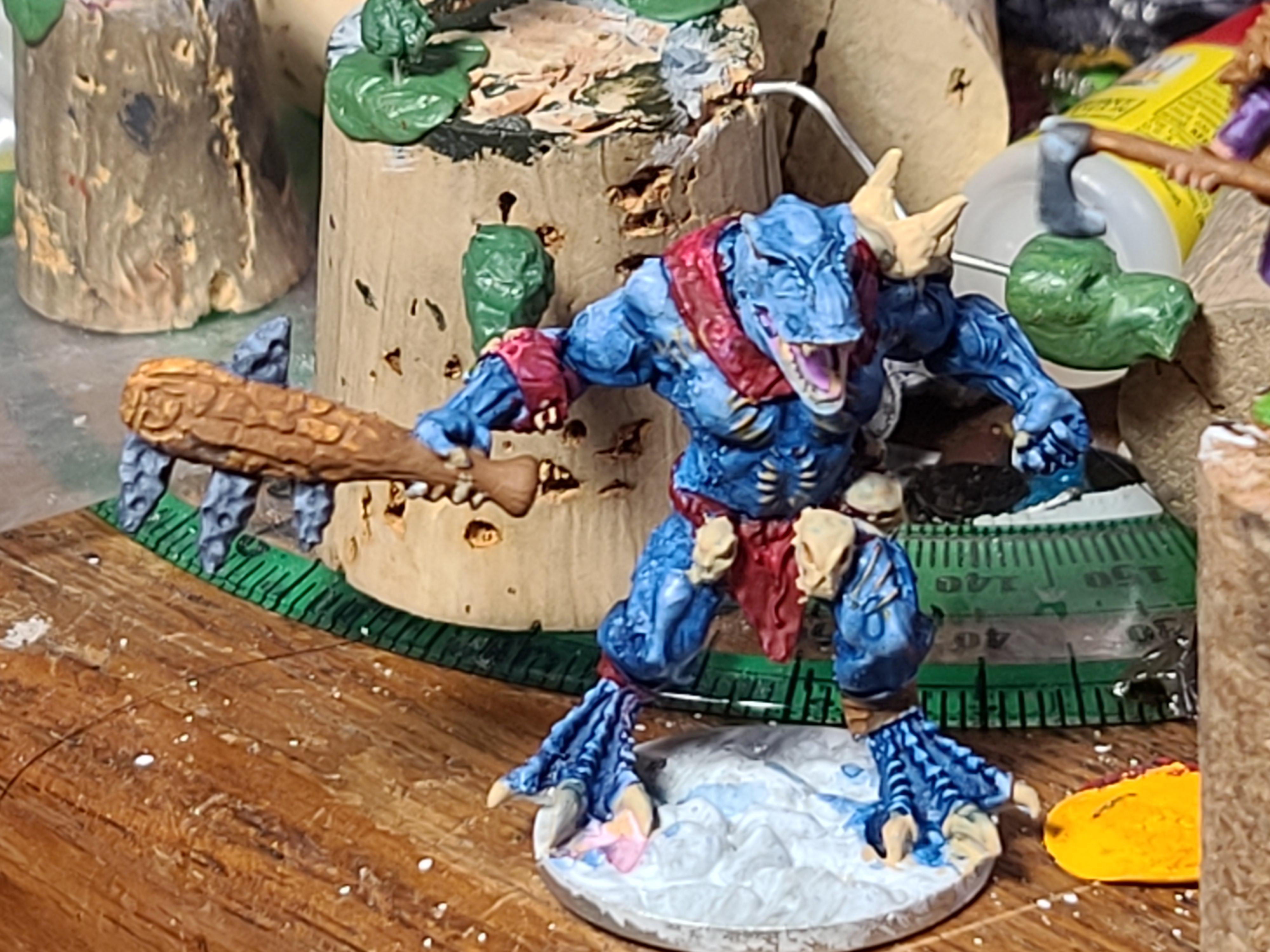Kroxigor, Lizardmen, Reaper Miniatures, Warhammer Fantasy