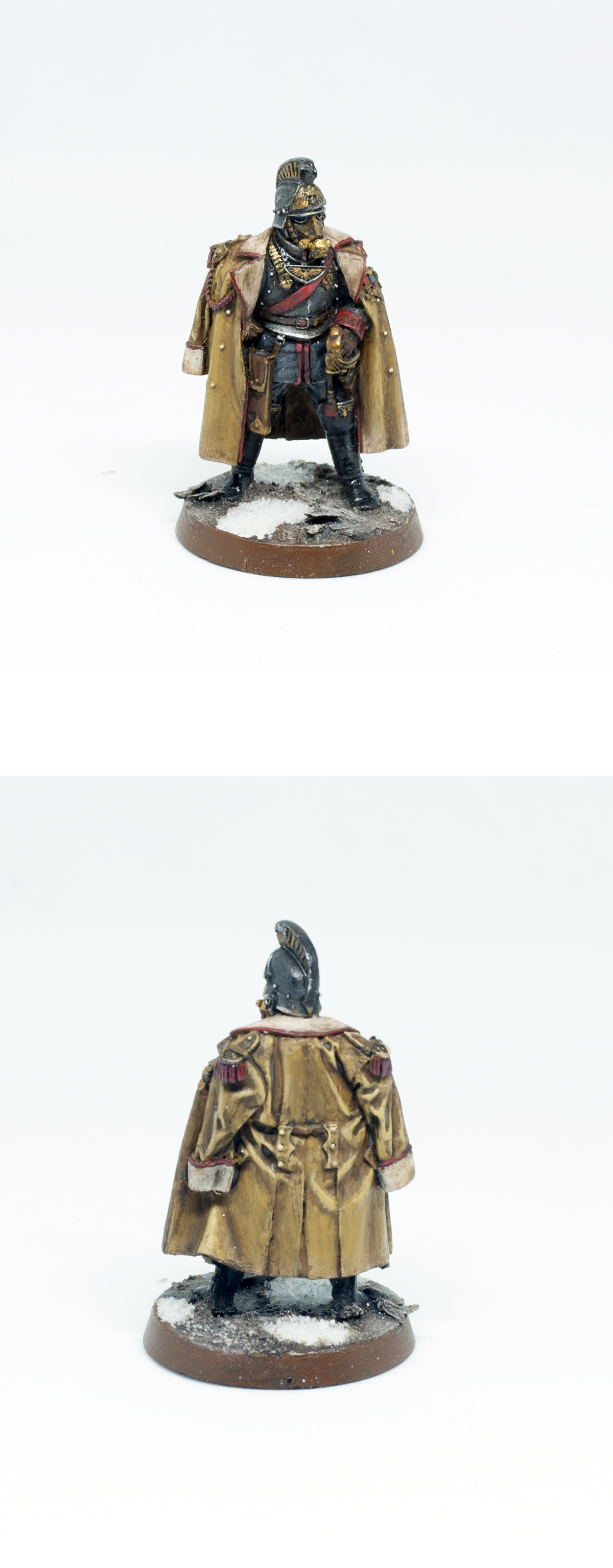 Armies On Parade, Astra Militarum, Barbed Wire, Board, Death Korps of Krieg, Diorama, Game Table, Heavy, Infantry, Snow, Terrain, Trech, Weathered