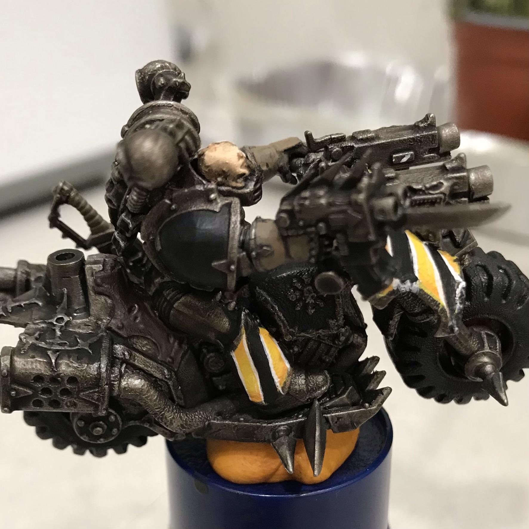 Aspiring Champion On Bike, Ebay Rescue, Iron Warriors, Work In Progress