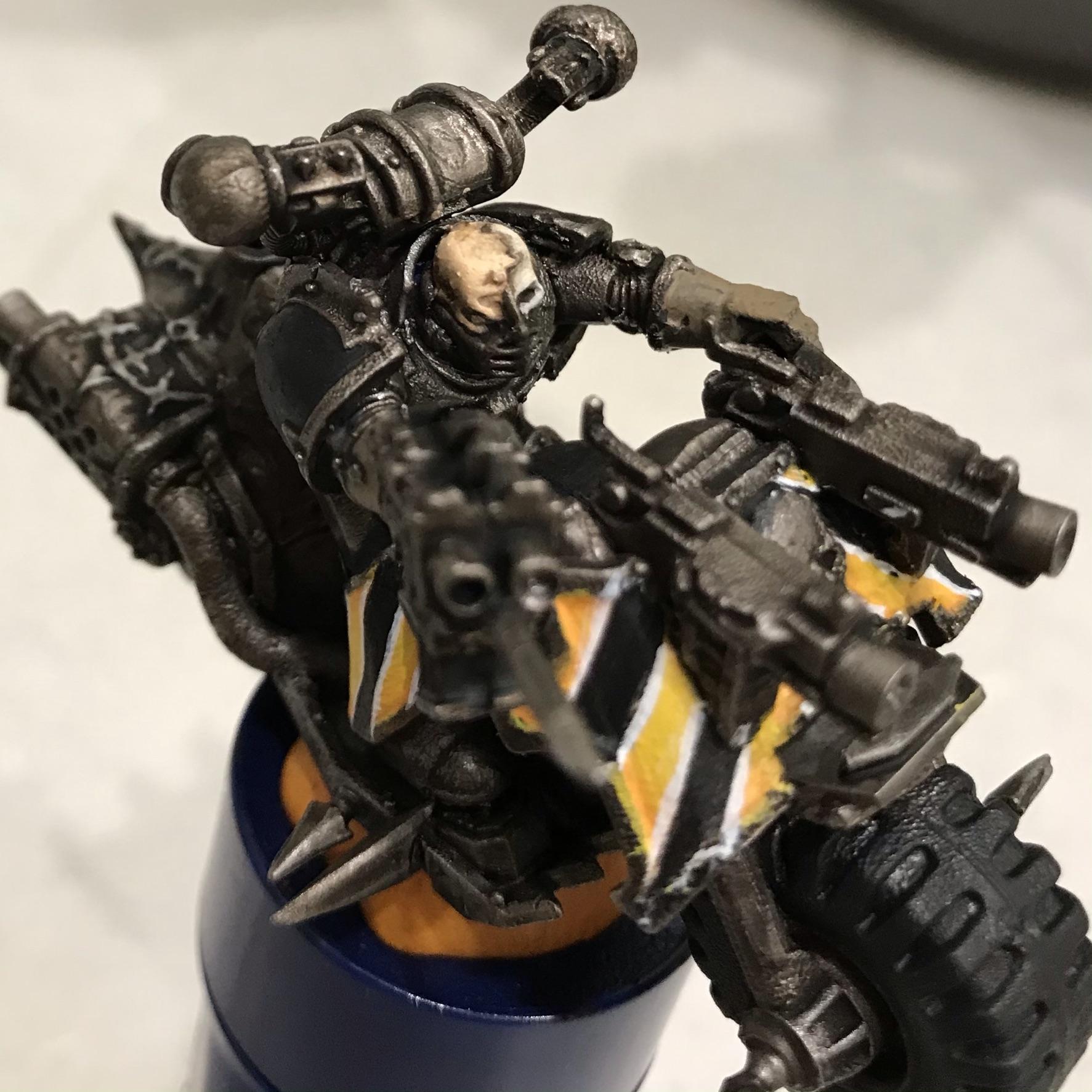 Aspiring Champion On Bike, Ebay Rescue, Iron Warriors, Work In Progress