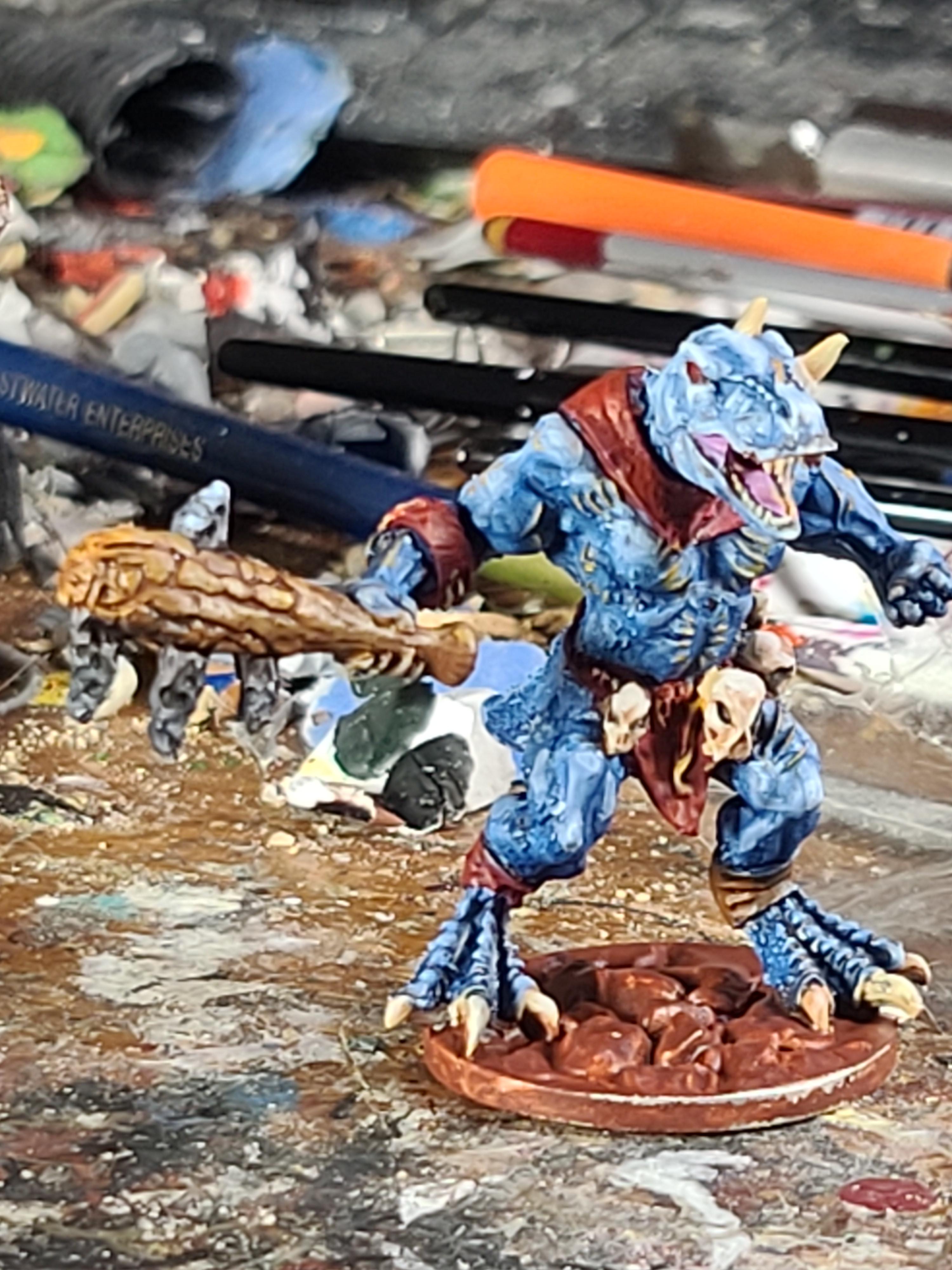 Kroxigor, Lizardmen, Reaper Miniatures, Warhammer Fantasy