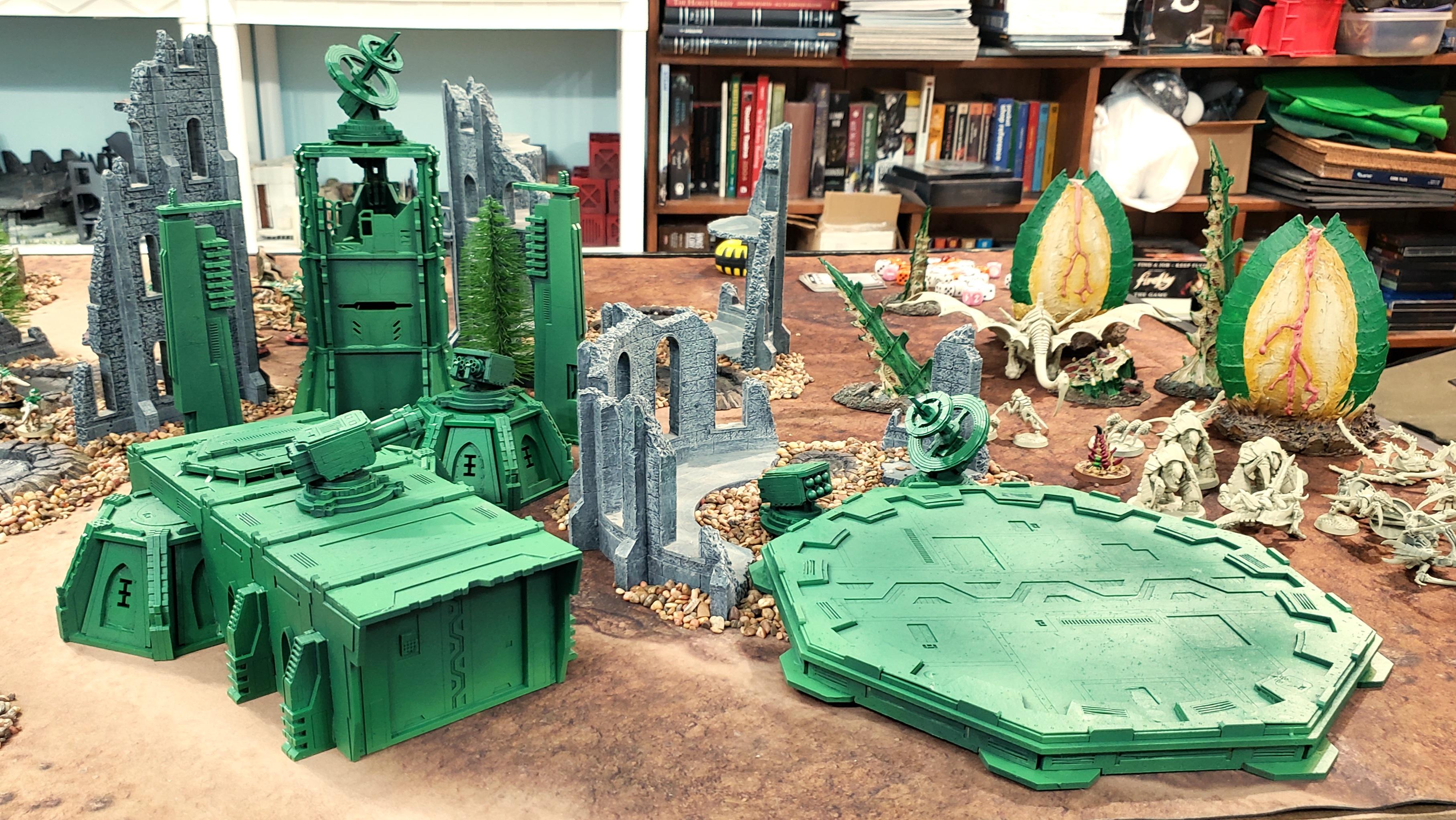 Mantis Warrior terrain (WIP)