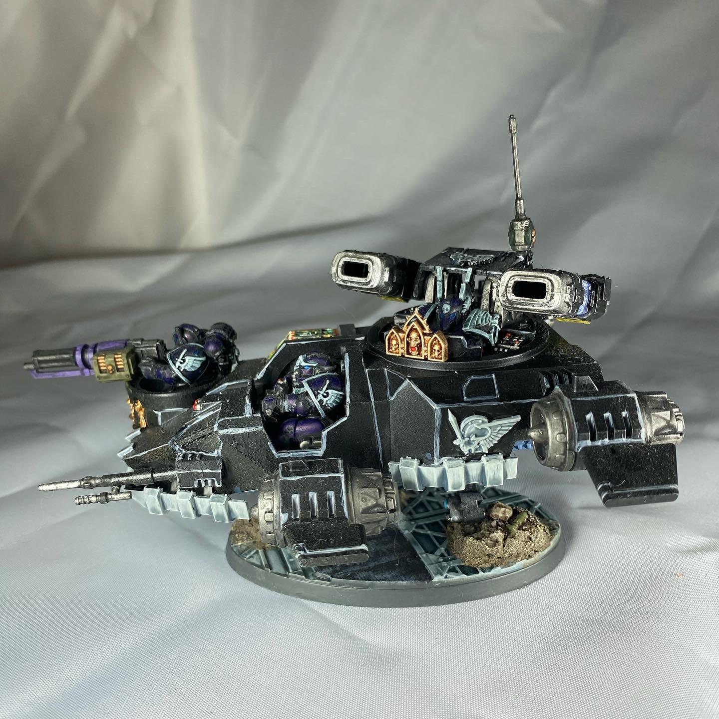 Black, Dark Angels, Fighter, Green, Land Speeder, Ravenwing, Space Marines, Vengance, Warhammer 40,000