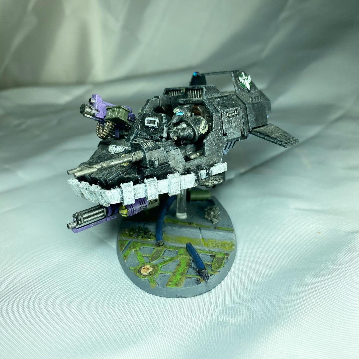 Black, Dark Angels, Fighter, Green, Land Speeder, Ravenwing, Space Marines, Warhammer 40,000