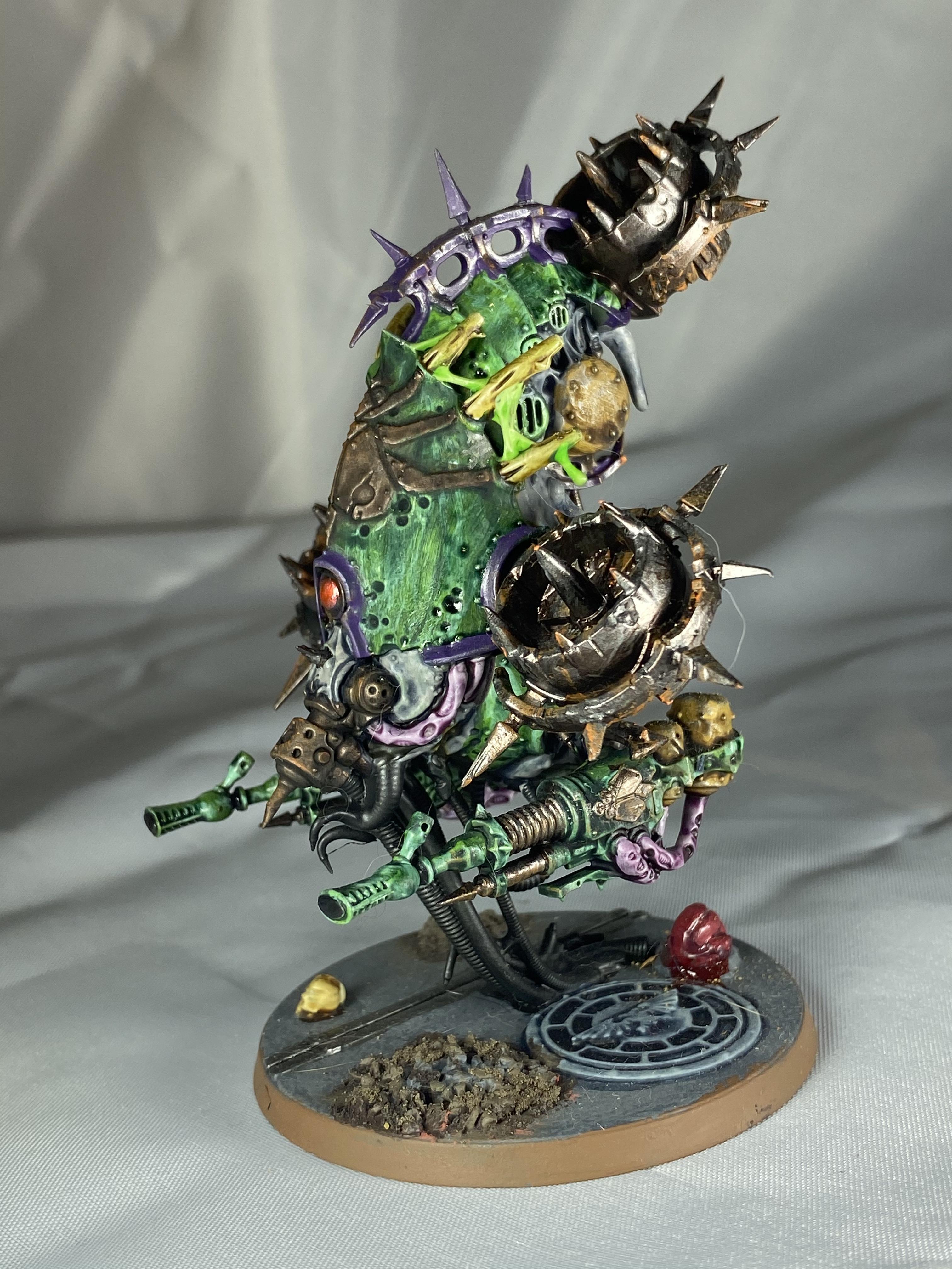 Bloat Drone, Chaos Space Marines, Death Guard, Demon Engine, Fast Attack, Green, Warhammer 40,000