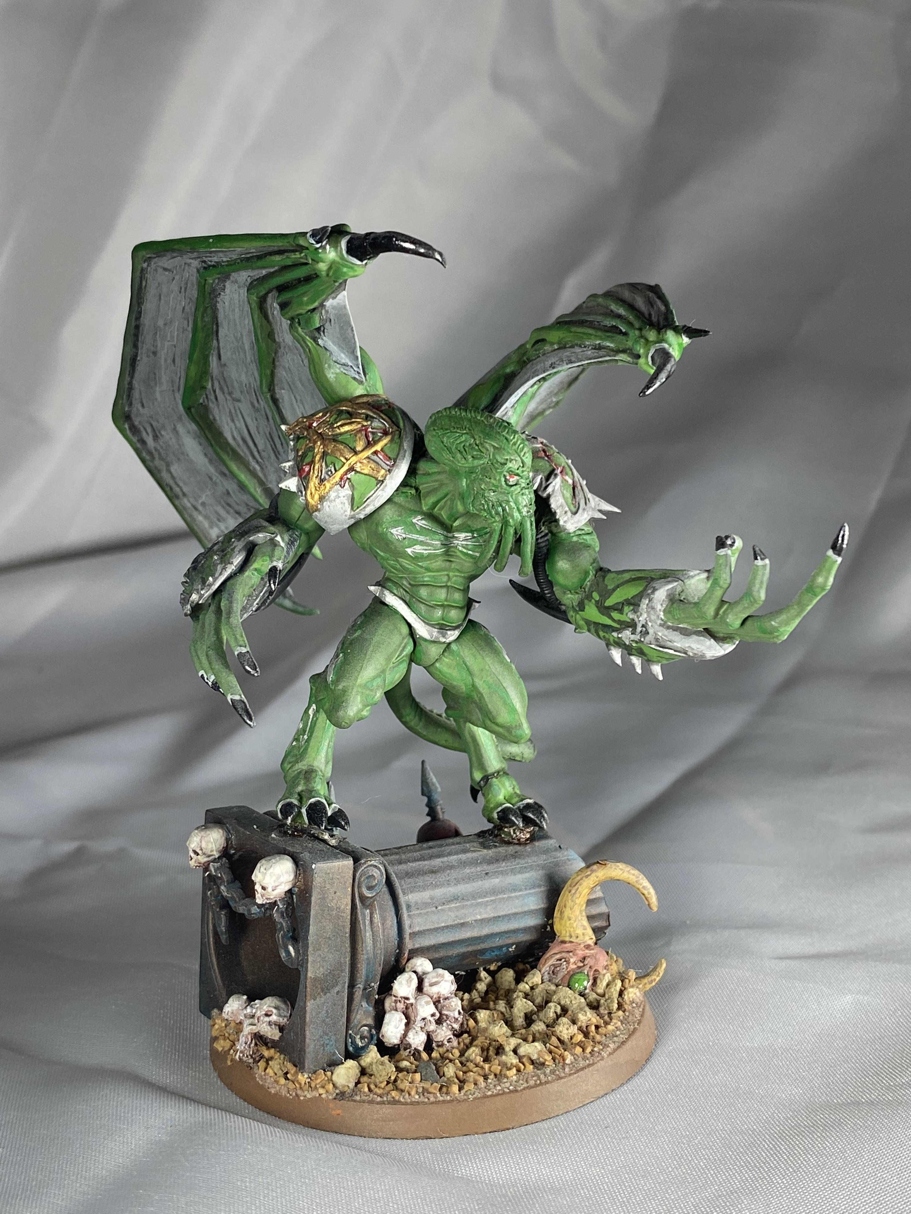 Chaos Space Marines, Cthulhu, Daemons, Death Guard, Green, Mythos, Nurgle, Prince, Warhammer 40,000